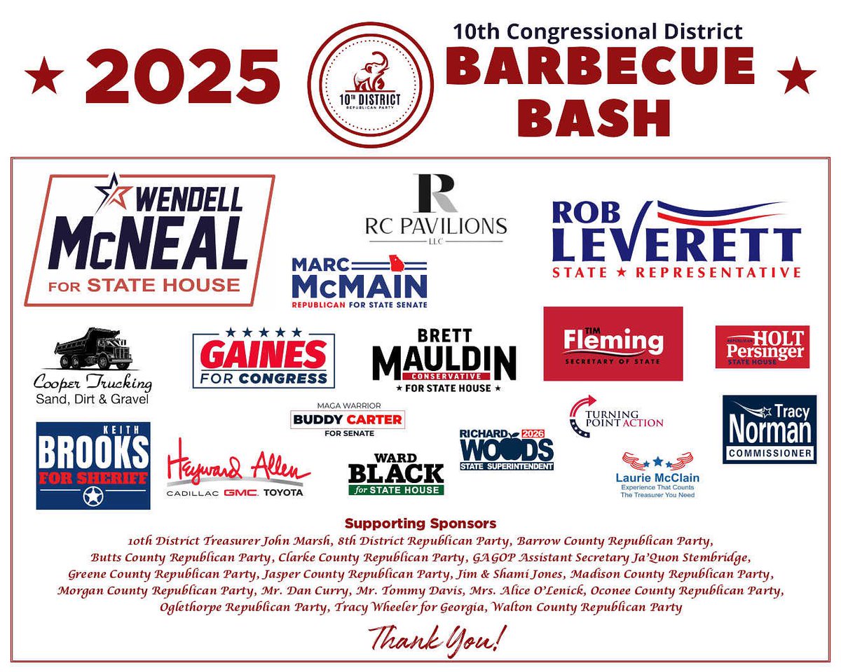 Georgia 10th District Republican Party tweet media