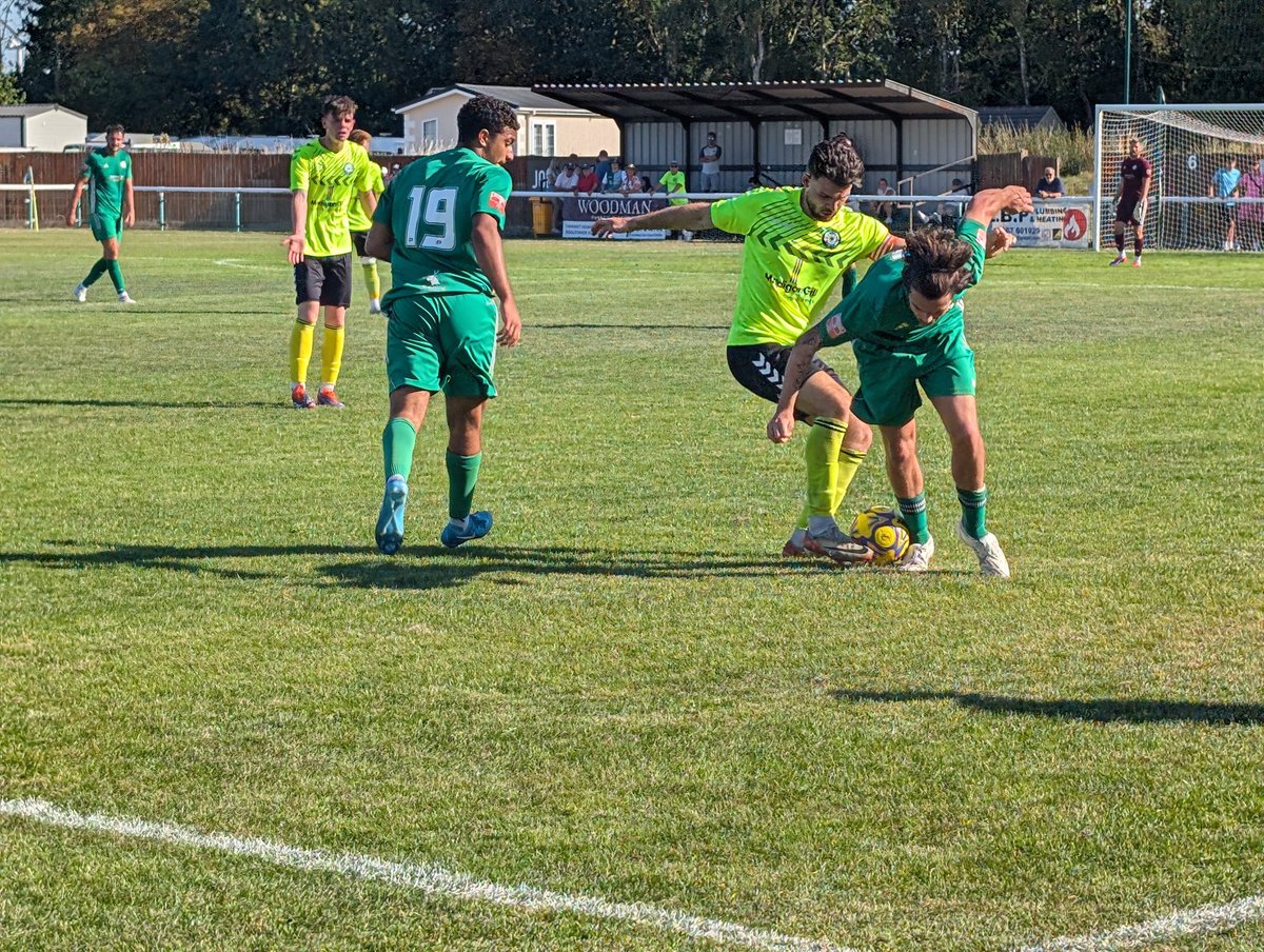 Dave Stacey (@davestacey47344) on Twitter photo <a href="/Biggleswade1874/">Biggleswade Town FC</a> 0-0 <a href="/BiggleswadeFc1/">Biggleswade FC</a>
Yvette Brewer Stadium
Good entertainment in a well-attended 'local' derby in sweltering conditions. FC the better side overall. Town had two golden chances wasted, otherwise struggled to get going. Officials excellent
MoTM Rio Martucci (BFC) <a href="/Biggleswade1874/">Biggleswade Town FC</a> 0-0 <a href="/BiggleswadeFc1/">Biggleswade FC</a>
Yvette Brewer Stadium
Good entertainment in a well-attended 'local' derby in sweltering conditions. FC the better side overall. Town had two golden chances wasted, otherwise struggled to get going. Officials excellent
MoTM Rio Martucci (BFC)