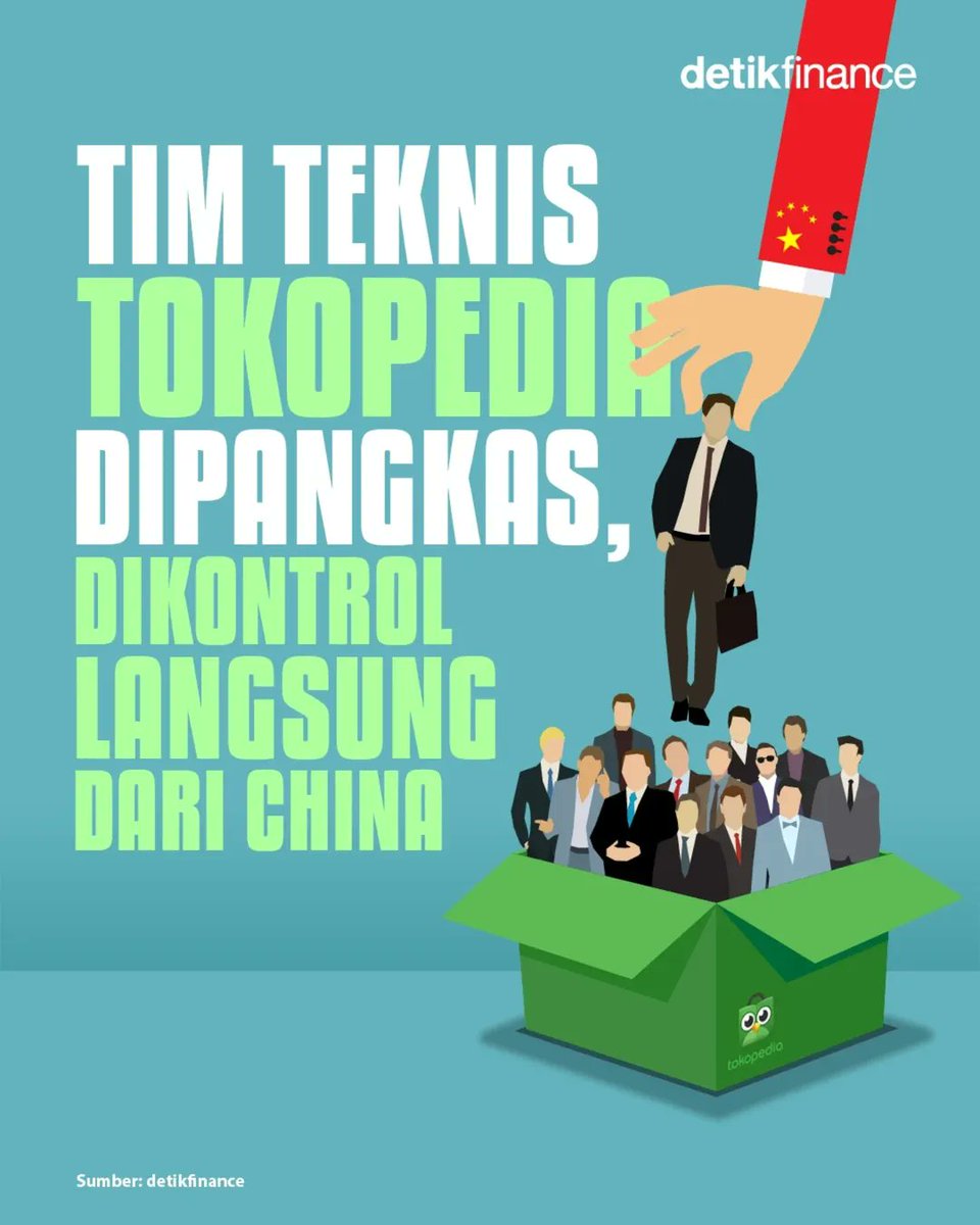 detikfinance's tweet image. Ketika ada dua perusahaan yang bergabung dan terlebih bergerak di bidang sama, pasti karyawan akan jadi korban efisiensi. 😢

Hal ini pula yang terjadi pada konsolidasi Tokopedia dan TikTok Shop.

&amp;gt;&amp;gt; finance.detik.com/berita-ekonomi…

#Tokopedia #TikTokShop #ByteDance #China #Efisiensi