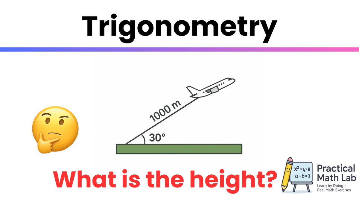 MathLabEdu's tweet image. A real-life trigonometry problem explained step by step!

🎥 Watch the full solution here:

#Math #Trigonometry #LearnMath #PracticalMathLab

youtube.com/watch?v=iGOM4T…
