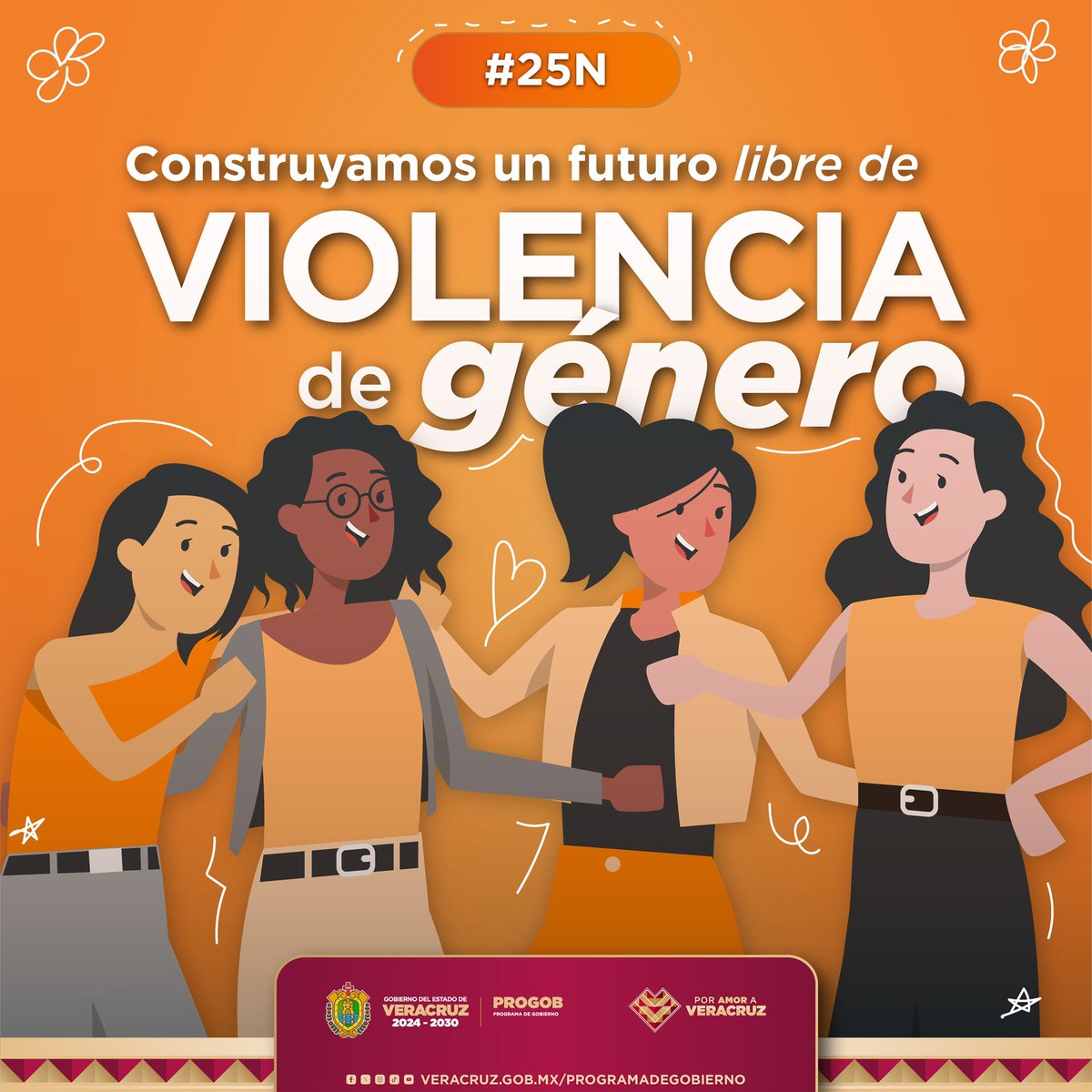 PROGOB_Veracruz's tweet image. 🗓️25 de agosto | Día Naranja 🟠

Seguimos trabajando por un presente y un futuro más justos para que todas vivan en libertad, con dignidad y total seguridad. 🧡

#PorAmorAVeracruz #25N