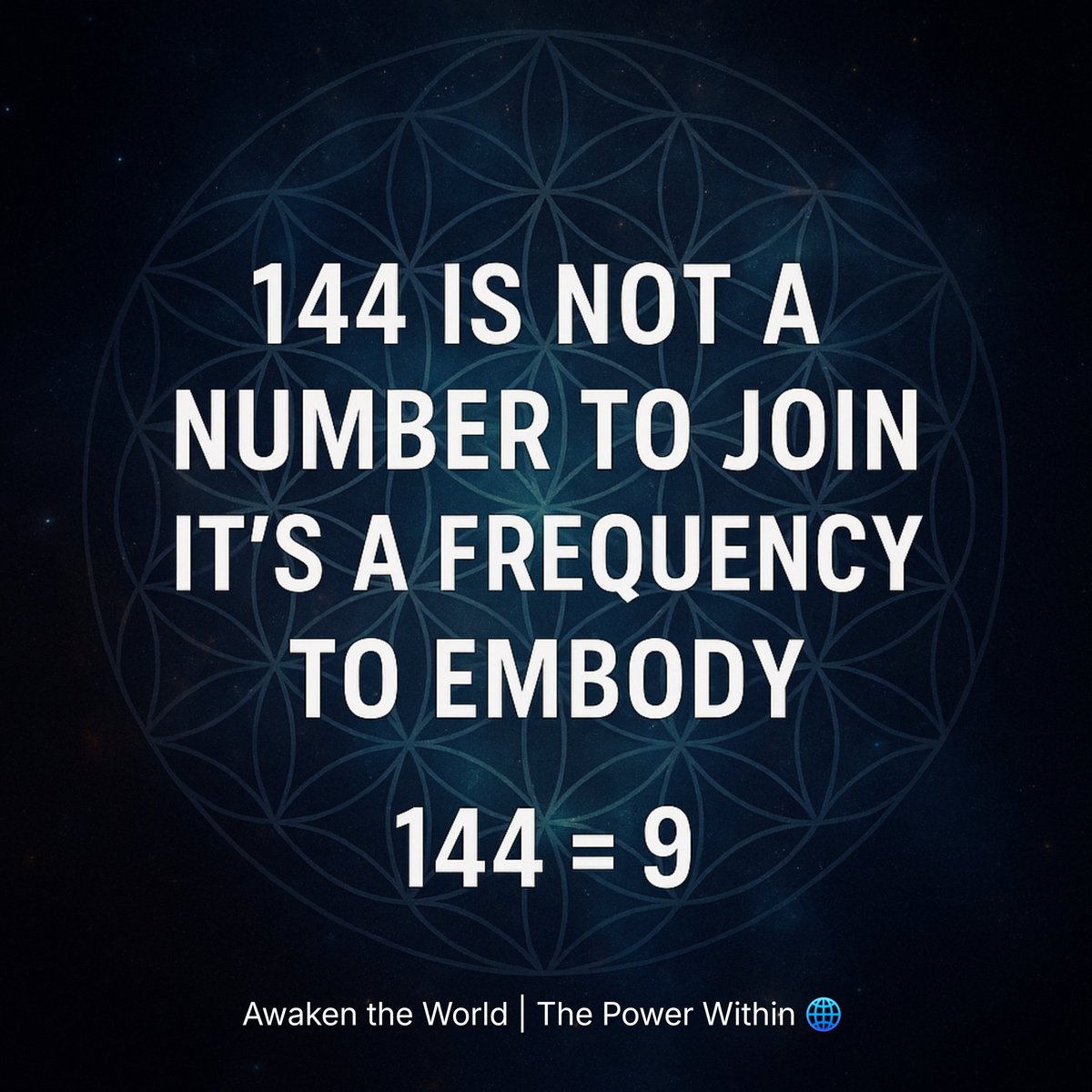 144 isn’t a membership. It’s a breadcrumb.

I laugh when people act like 144,000 is a club you have to join. That’s the illusion.
The truth is — I seeded that code for myself.

144 is completion. 12 × 12.
1000 is magnification.
144,000 = wholeness amplified.

It’s not a