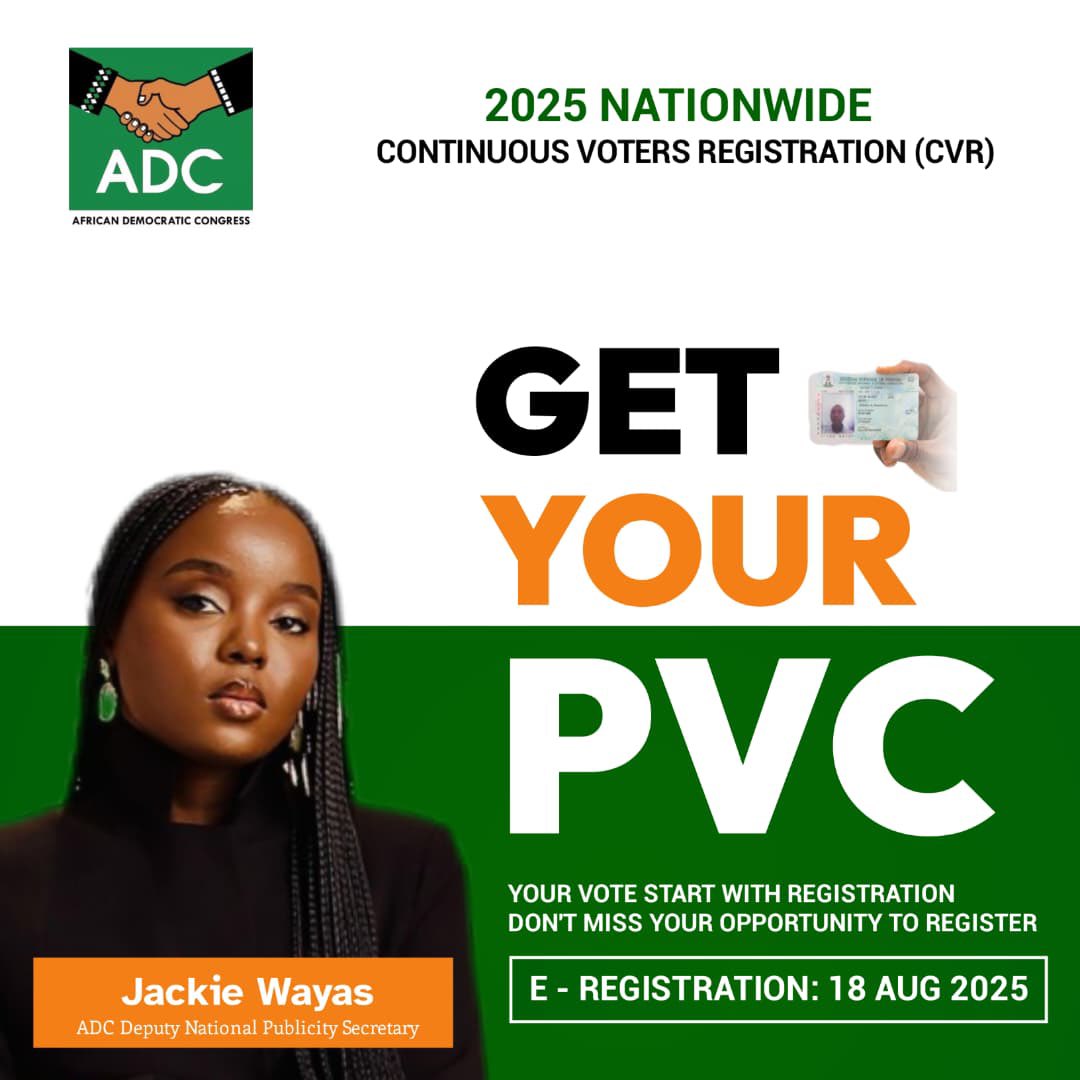 Please Nigerians go out and Register, there is a reason why it looks like it’s only the ADC pushing for people to get registered. Pls go out and get involved!
