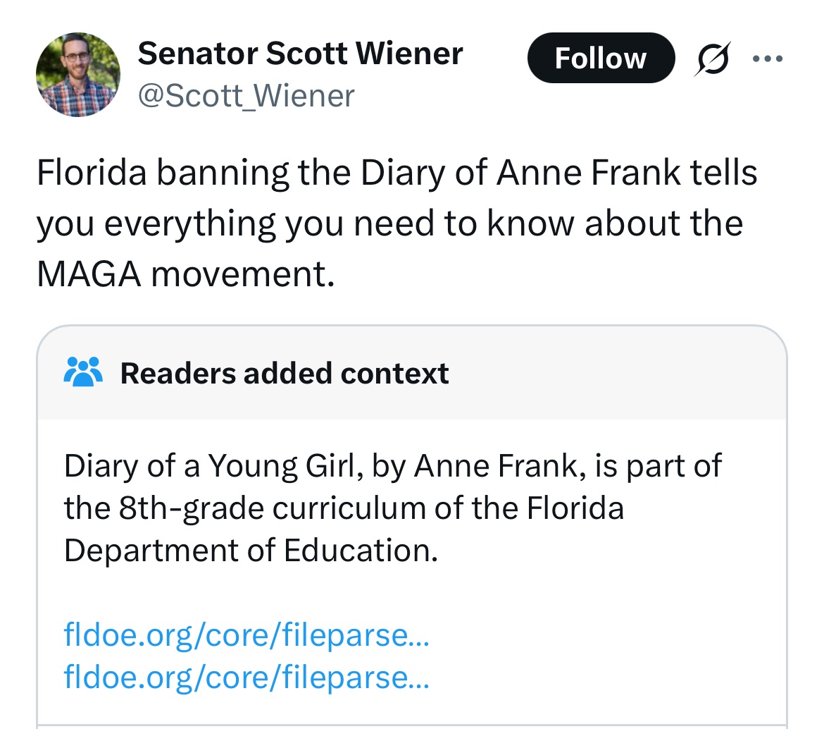 GinnyM 🇺🇸🙏✝️ TRUMP WON - KARI LAKE WON (@patriotxv11) on Twitter photo <a href="/Scott_Wiener/">Senator Scott Wiener</a> Flat out Lying to the American people by a Senator because he has no substance, tells you everything you need to know‼️ <a href="/Scott_Wiener/">Senator Scott Wiener</a> Flat out Lying to the American people by a Senator because he has no substance, tells you everything you need to know‼️