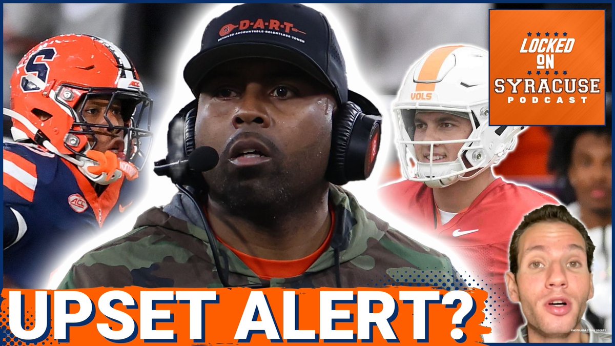 Can Syracuse upset Tennessee? You guys provided your takes. <a href="/JacksonH_52/">Jackson Holzer</a> responds TONIGHT at 6:00PM EST⬇️

🎧…syracuse-orange-footba.simplecast.com/episodes/shock…
📺youtu.be/pTAj_nYkP8Y