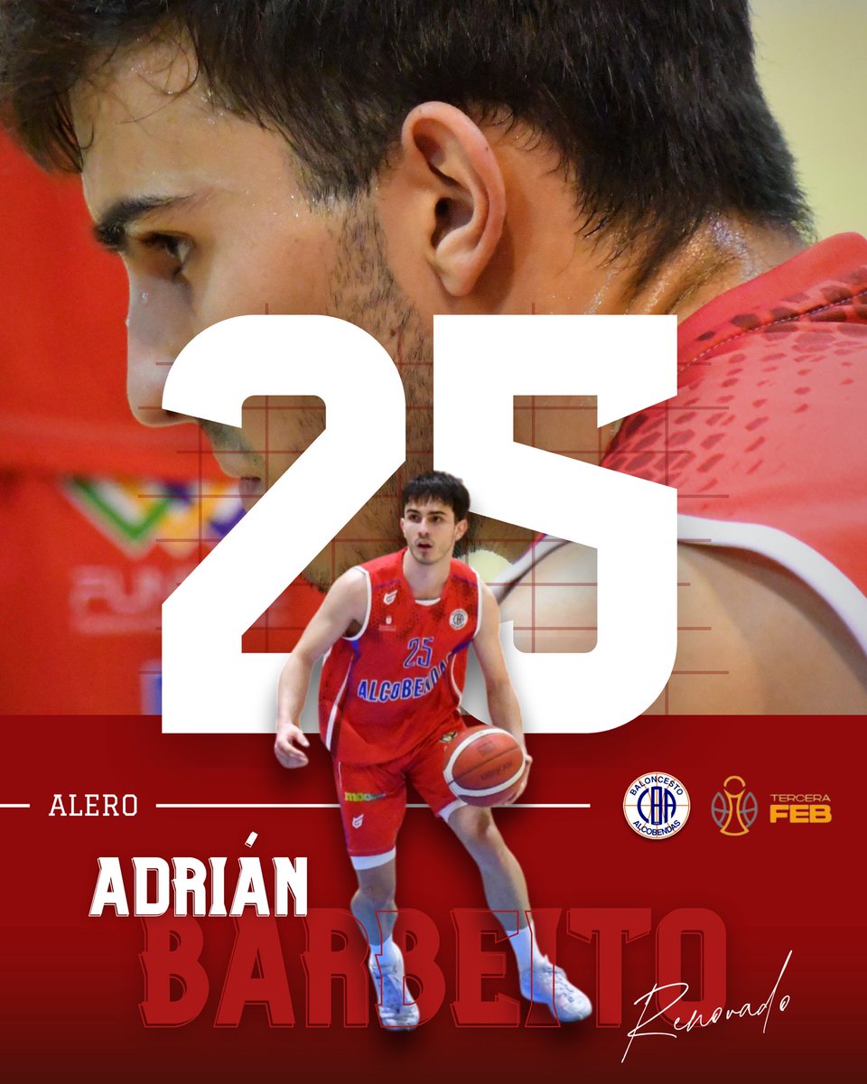 🔥 ADRIÁN BARBEITO- TERCERA FEB 🔥

¡Seguimos con las renovaciones de lujo!

 Jugador de explosividad desbordante, defensa férrea y velocidad imparable. Su entrega es la energía que necesitamos para soñar en grande.Una pieza clave que continuará aportando carácter y compromiso!✨