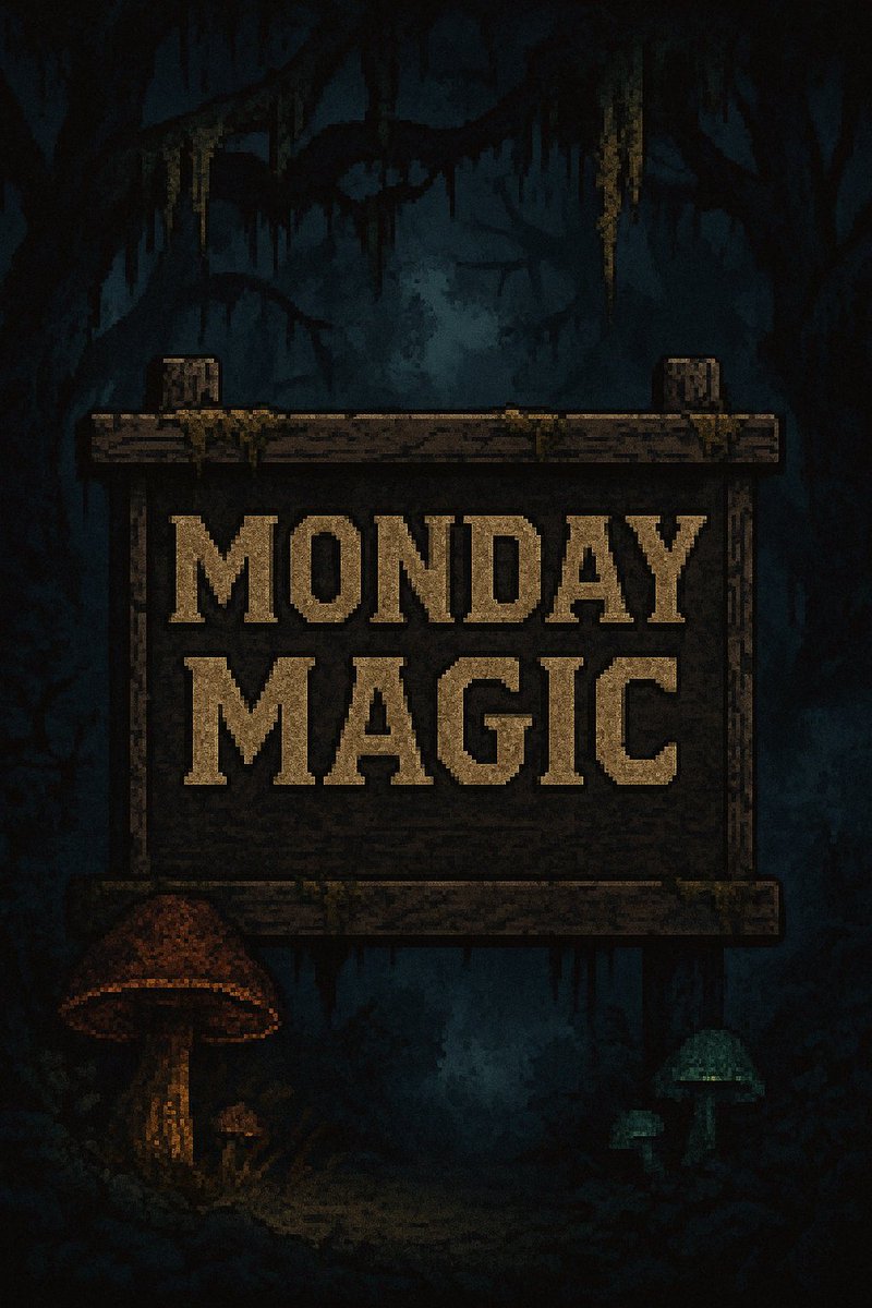 The Ritual Begins

The moons align.
The warding circle holds.
It’s time for Monday Magic -
Updates, art, wisdom &amp; weirdness from <a href="/the_BlackSand/">BlackSand</a>