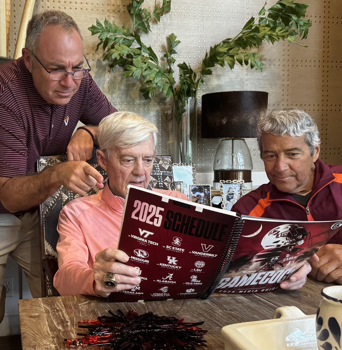 .<a href="/BillRoth2020/">Bill Roth</a> and <a href="/MikeBurnopVT/">Mike Burnop</a> are getting their broadcast preparation in with a legend.

Tuesday. 10:00. Level Seven podcast. Coach Beamer joins the show.

#Hokies 🦃🏈