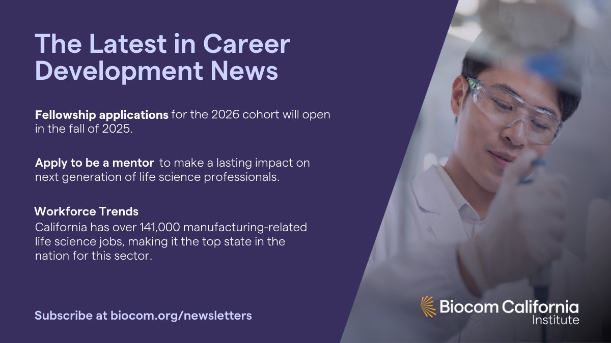 Our new Career Development Newsletter has launched: whether you’re a job seeker, educator or industry leader, explore insights and opportunities to grow, build connections and stay ahead of workforce trends. Subscribe and read this quarter's edition here: bit.ly/4fRldYr
