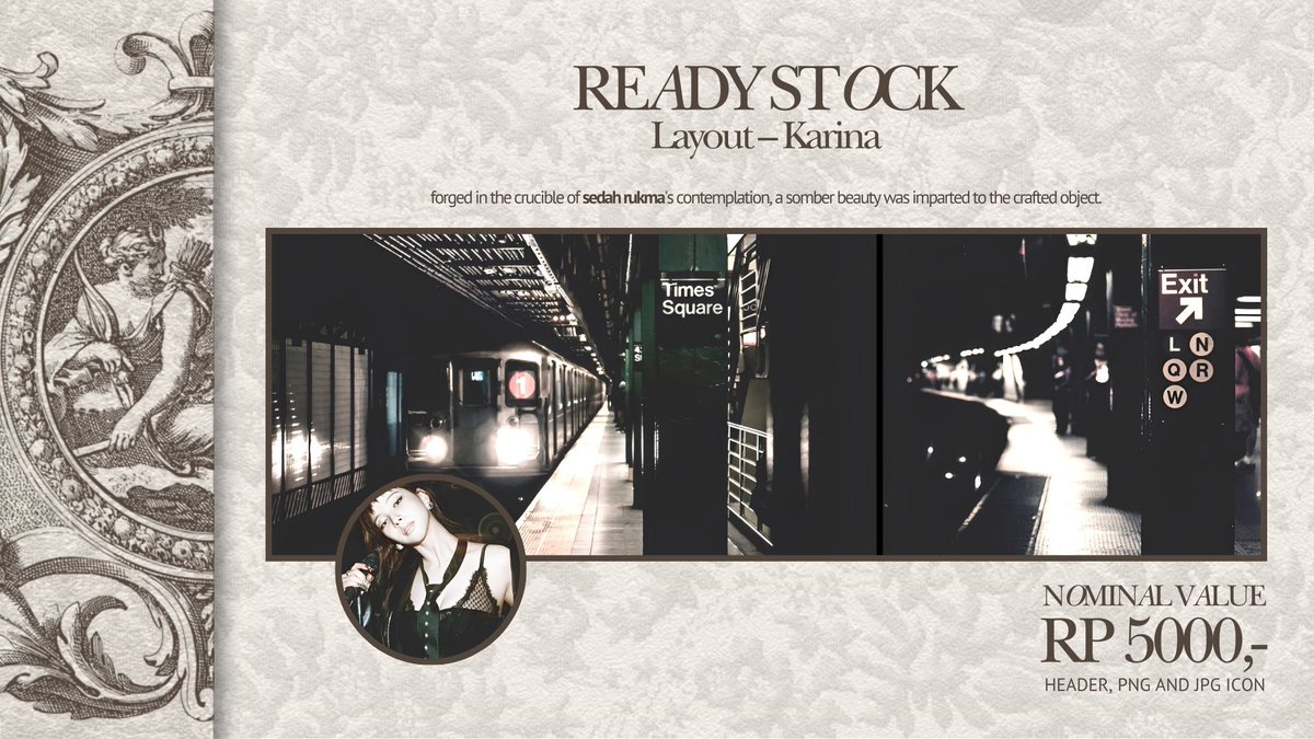 sedahrukma's tweet image. Help rt/repost? Thank you!

Ready-to-go 14 layout - Karina priced at RP 5,000,-/each includes png and jpg icon. Don’t hesitate to knock my dm if you’re interested.

#zonauang #zonajajan