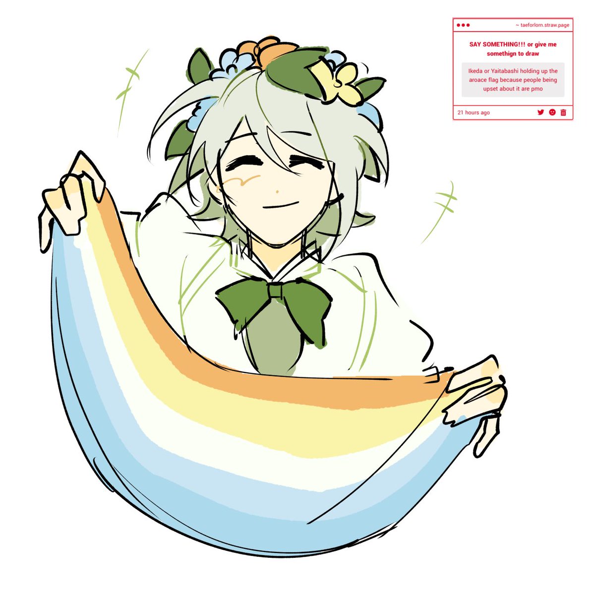 yes boy hold that flag