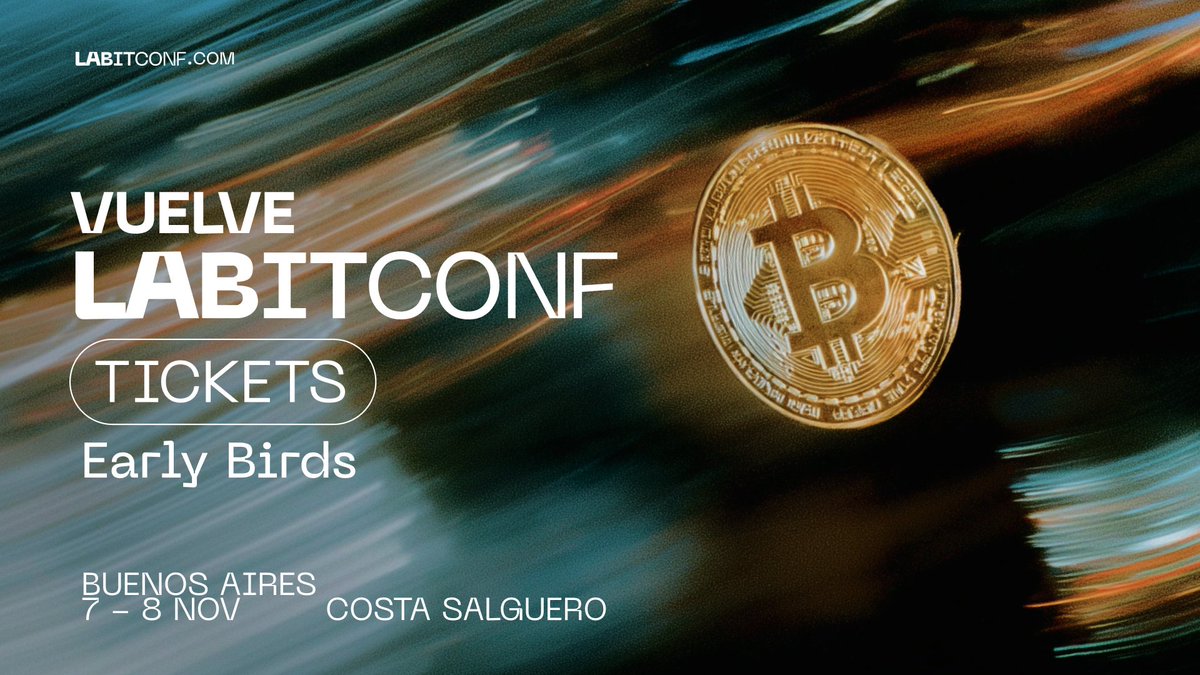 🎉 ¡La espera terminó!
Vuelve LABITCONF más UNSTOPPABLE que nunca.

🔥 Early Birds disponibles → asegurá la tuya antes de que se agoten.

🎫 labitconf.com