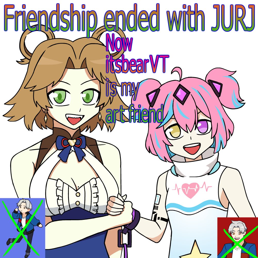 Friendship is jover. How do I even compete with her?

#bearprints #TenTanArt #DrawingJurj