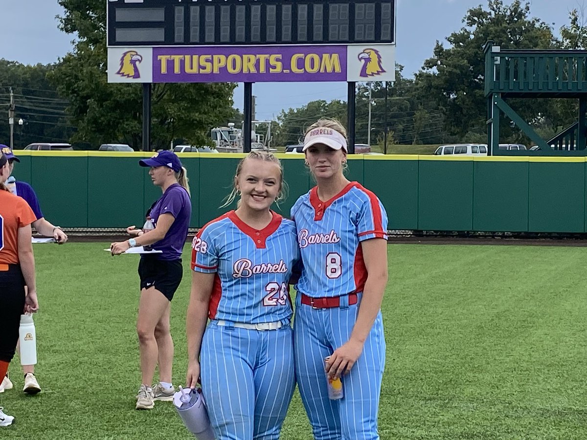 Had such a great camp at <a href="/TTU_Softball/">Tennessee Tech Softball</a> ! Thanks to <a href="/daniellepenner/">Danielle Penner</a>! And for bella coming to catch me <a href="/bellablanton/">Bella Blanton 2028</a>