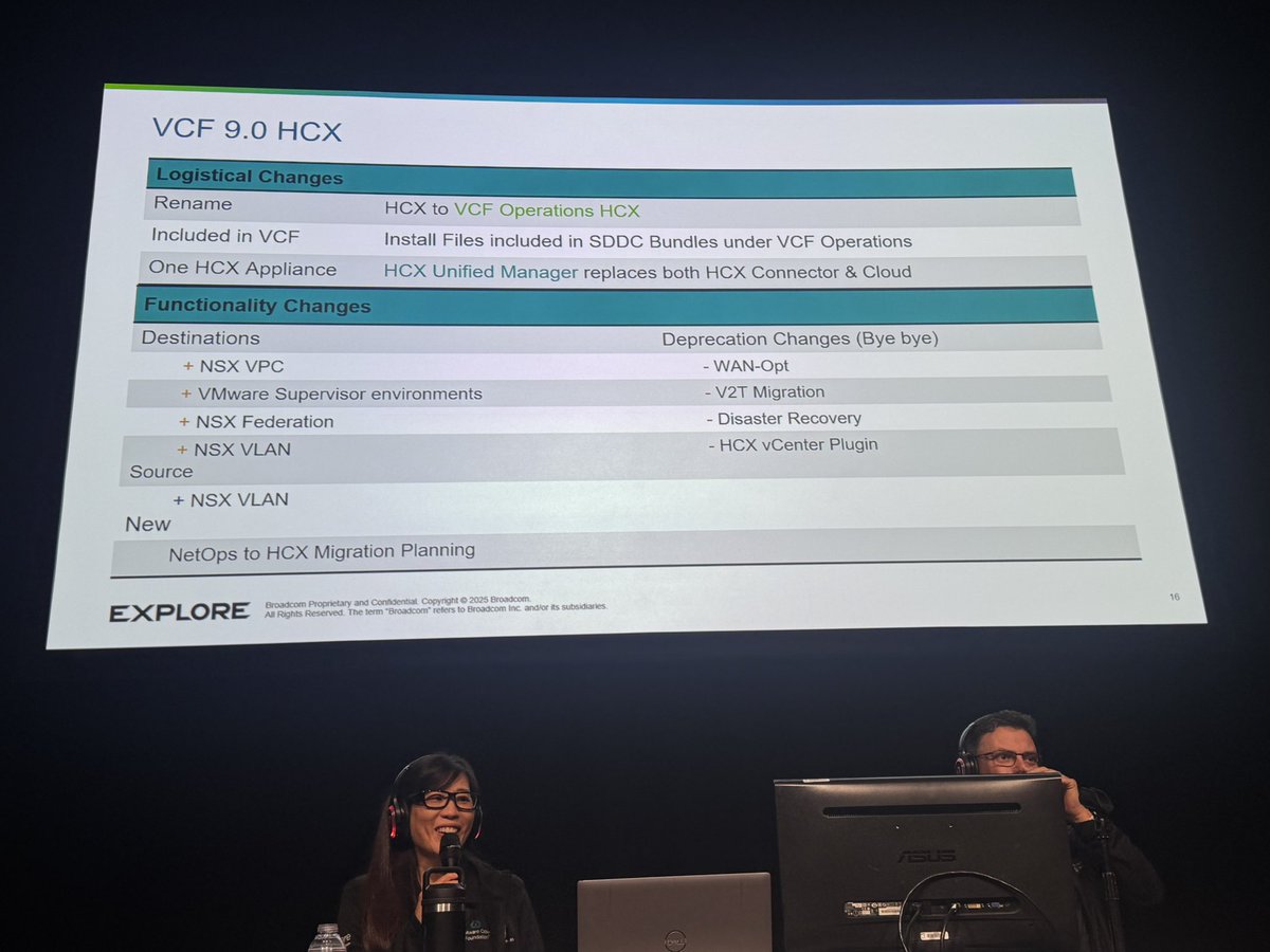 ibrahimquraishi's tweet image. Got in #VMwareHOL for Vmware Cloud Foundation Operations HCX - Getting Started and Migration Planning
What’s depreciating in VCF Operations HCX great expert lead Hands on labs #VMwareExplore #VMware #VCF #VCFOperationsHCX #LasVegas