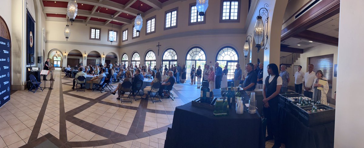Josh Romanski, University of San Diego graduate, former professional baseball player, now in Law Enforcement in Las Vegas speaking at my Career Celebration. Carolyn Greer, former Head ATC was keynote speaker (amazing trailblazer) . I was humbled and honored for all that attended.