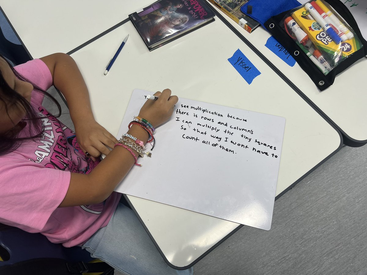 Elizabeth Marshall (@msmarshall1819) on Twitter photo Who says math is just numbers?? 🔢 Explaining your thinking is just as powerful as getting the right answer! 📝#toexcellenceandbeyond <a href="/BorchertLoop/">Borchert Loop Elementary</a> Who says math is just numbers?? 🔢 Explaining your thinking is just as powerful as getting the right answer! 📝#toexcellenceandbeyond <a href="/BorchertLoop/">Borchert Loop Elementary</a>