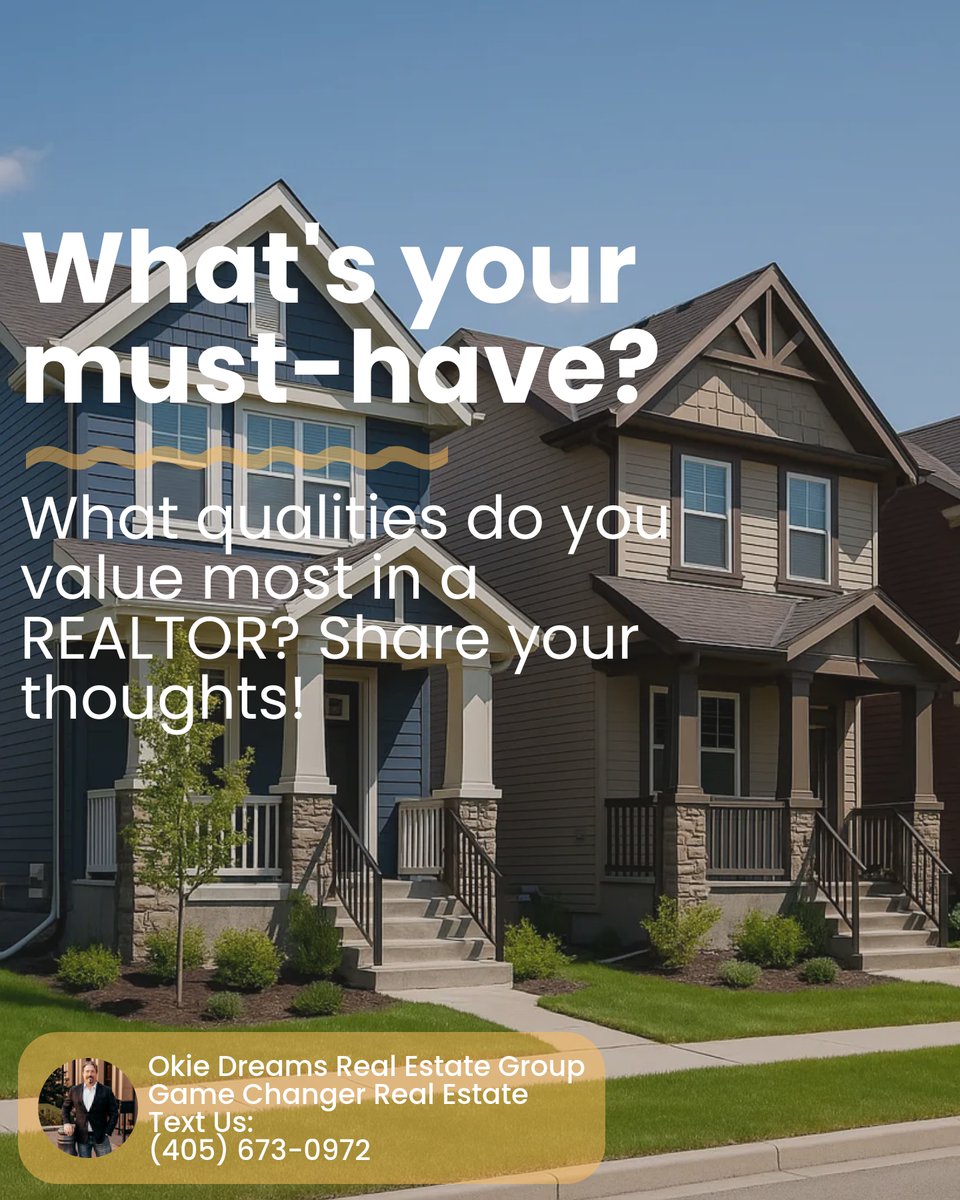MarkPreglerRE's tweet image. Finding the perfect REALTOR® for your first home should be as smooth as your favorite coffee break! ☕🔑 Look for someone who listens, understands your Oklahoma vibes, and knows Grand Lake inside out. What qualities do you value most in a REALTOR®? #HomeHunting