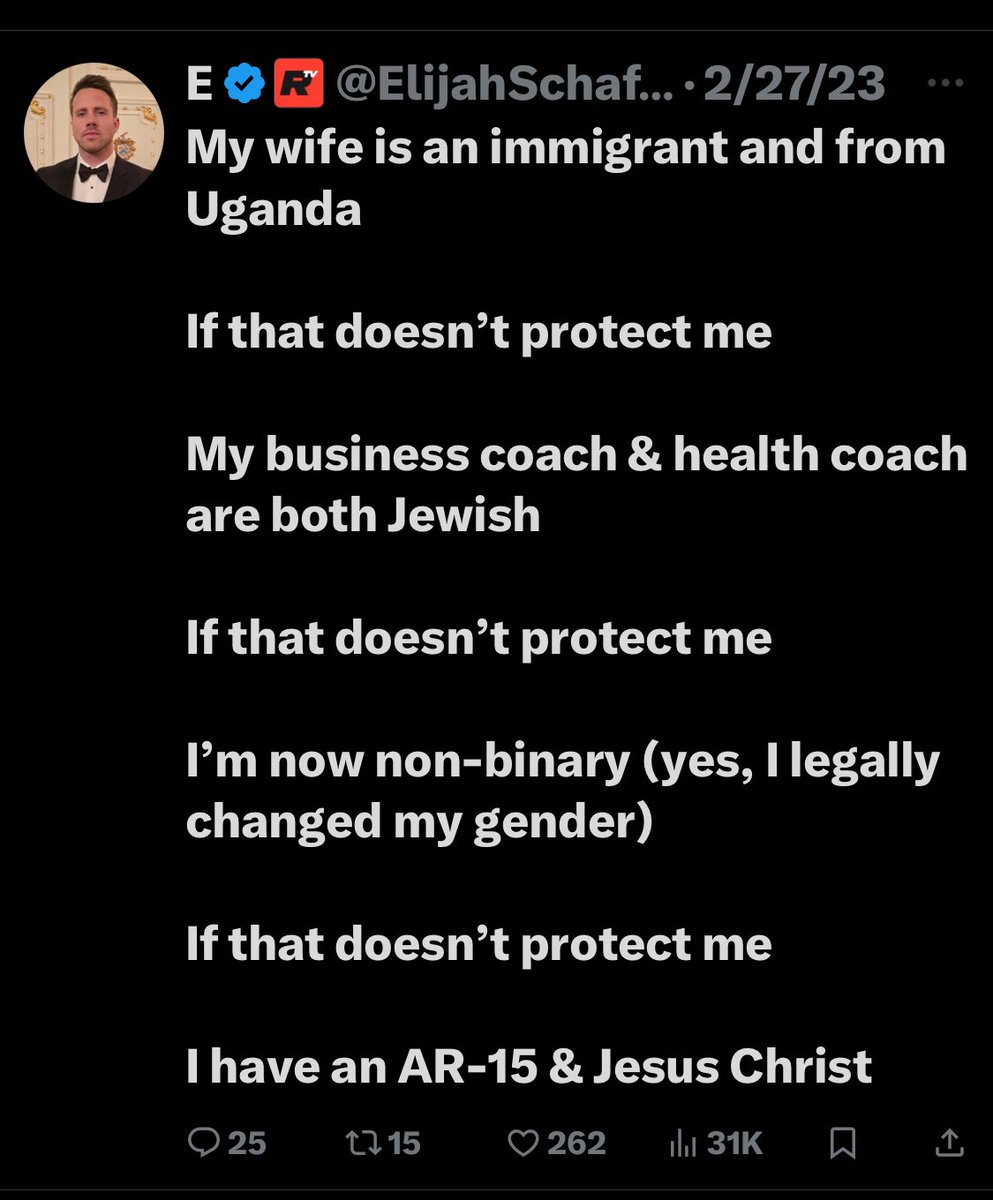 <a href="/rhapsodyboard/">mark</a> <a href="/misfitpatriot_/">The Misfit Patriot</a> He says Jewish a lot but then he says Ugandan and other things too