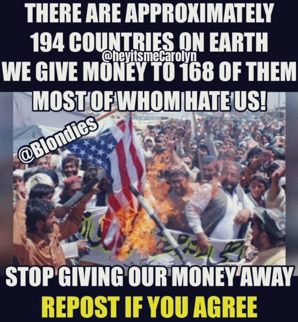Stop Foreign Aid!

Yes or No?
