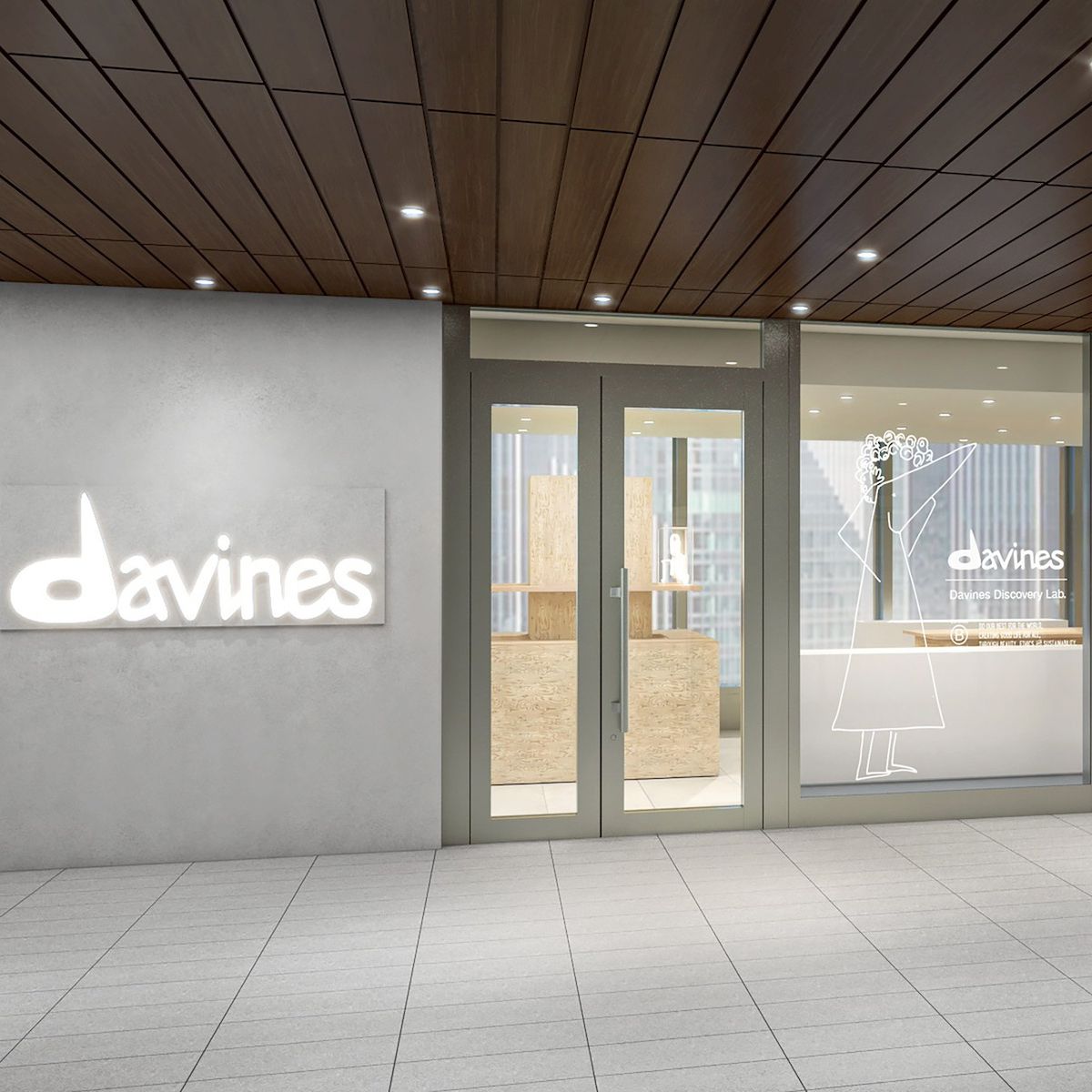 ダヴィネス ニュウマン高輪店 オープニングキット ダヴィネス」が初のコンセプトショップをニュウマン高輪にオープン