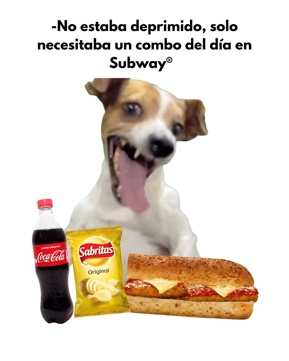 subwaymexico's tweet photo. Porque un buen Sub puede cambiarte el día. ✨ #Combodeldia #SubwayMéxico https://t.co/ciu1fgBUu2