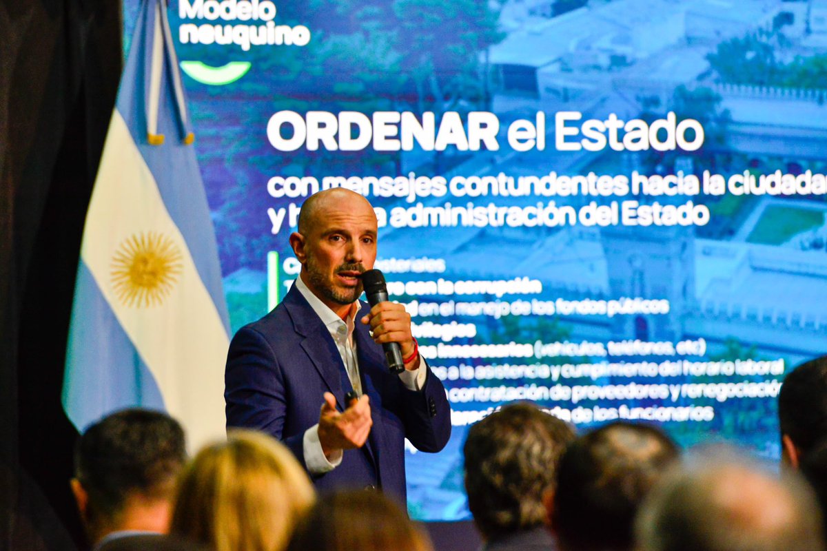 pepeousset's tweet photo. MODELO NEUQUINO 

Hoy presentamos los resultados de estos 20 meses de gestión. Con transparencia, responsabilidad fiscal y eliminando gastos superfluos podemos mostrar una provincia de pie y en marcha, invirtiendo con prioridad en Educación, Salud, Seguridad e infraestructura. https://t.co/VKrCilk7pC