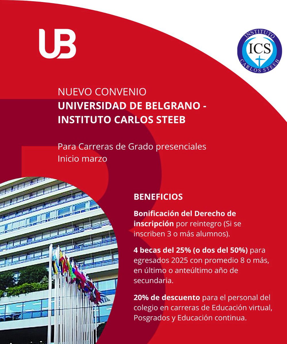 CarlosSteeb's tweet photo. Como parte del programa de articulación con las universidades, el rector de nuestra institución renovó el convenio de colaboración académica con la @universidad que continúa, de esta forma, acompañando nuestro proyecto educativo. 𝐈𝐂𝐒 

#institutocarlossteeb https://t.co/DCyeK55wKm