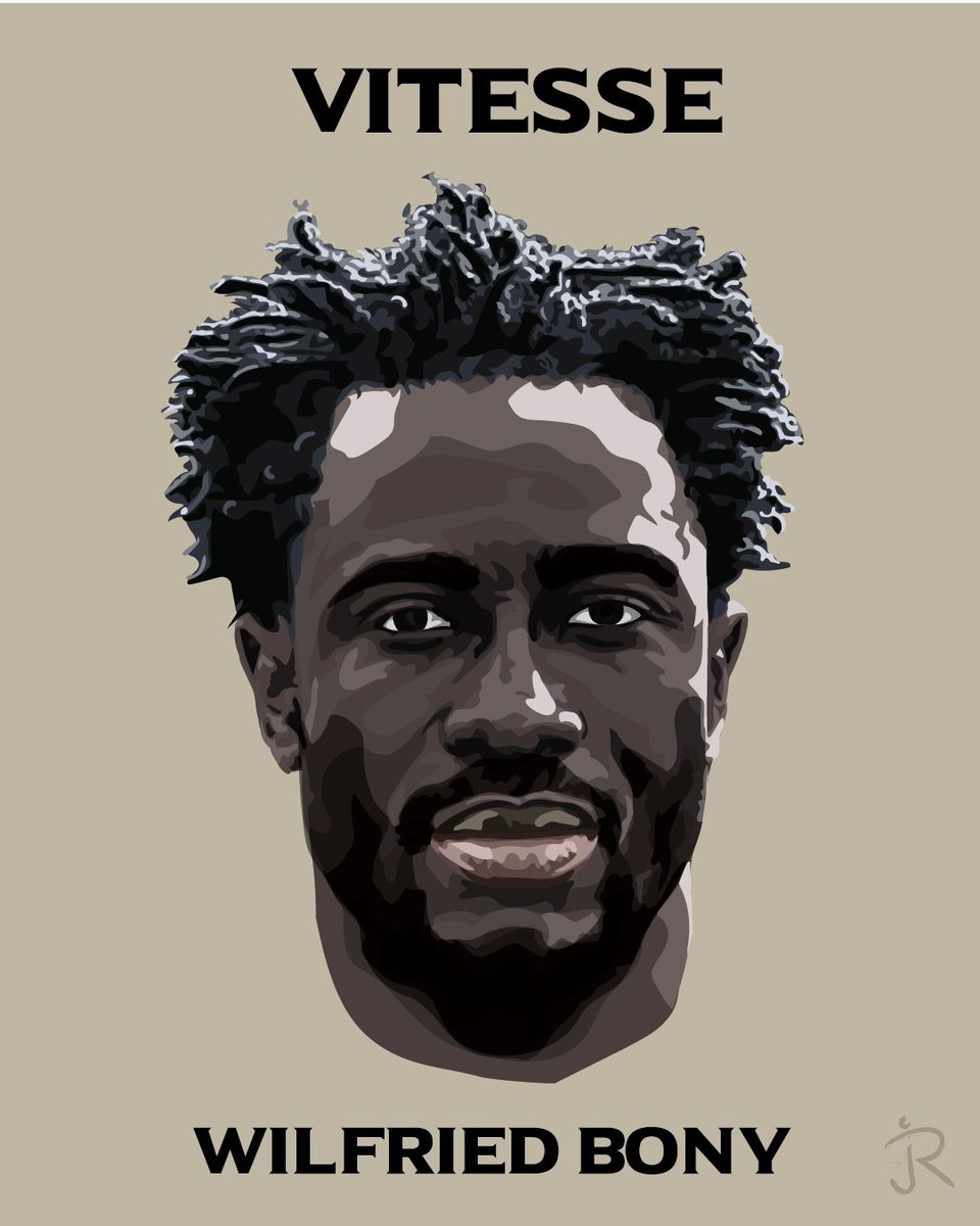 #9/25! Wie anders dan Wilfried Bony als nummer 9 op een #Vitesse Legends poster? #VitesseArnhem