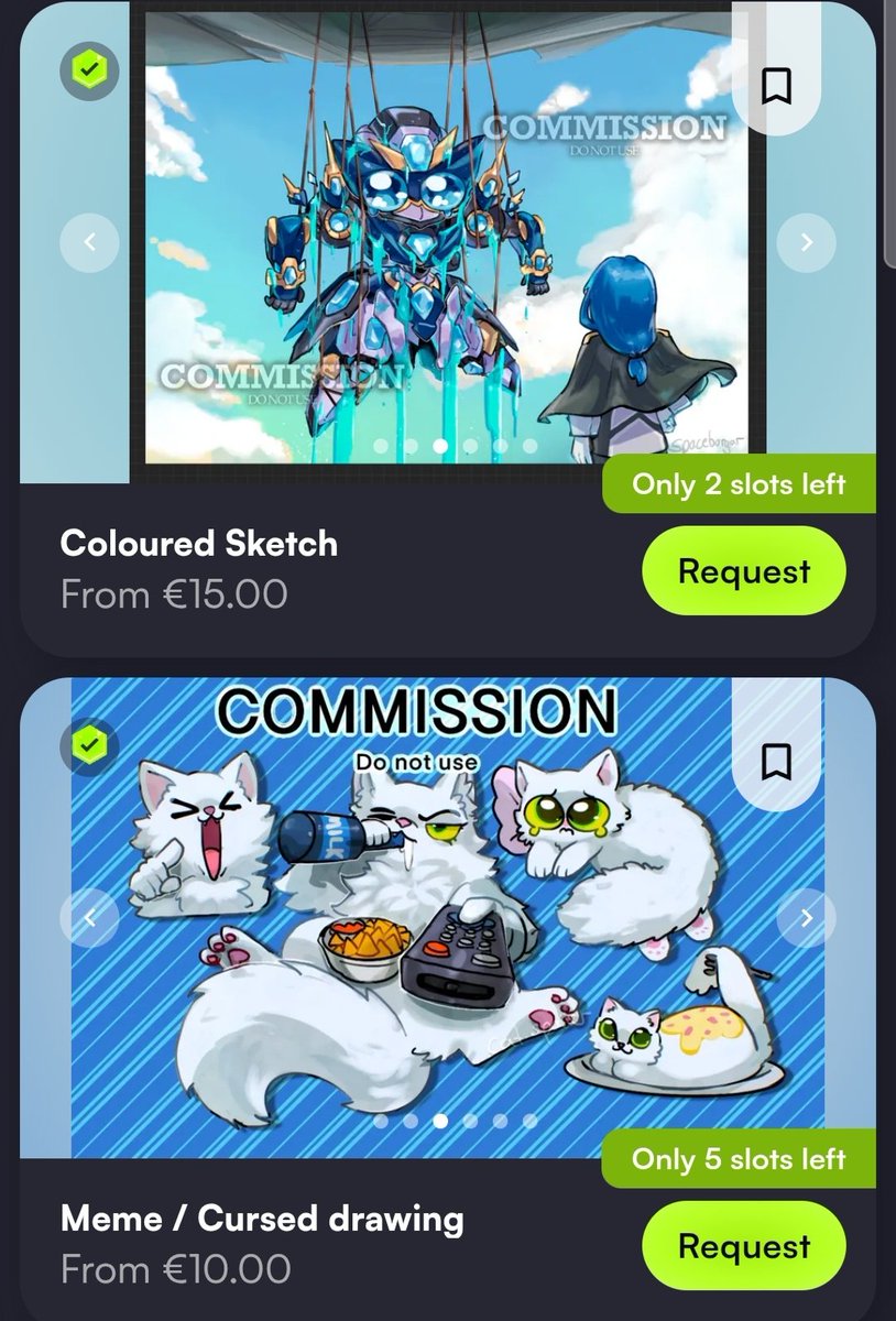 Just advertising , there are a few slots available 😖