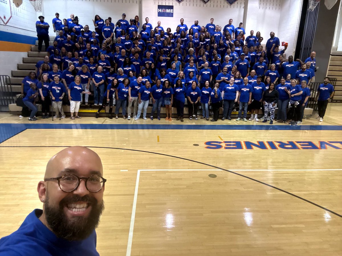 Ended the day with our staff picture!!! Building Greatness! 💙🧡 <a href="/WMHSAPWiggins/">Rines Assistant Principal Wiggins</a> <a href="/AP_DrValverde/">Francisco J. Valverde-Daniels -WMHS AP</a> <a href="/WMHS_SBA/">Edwin Solano</a> <a href="/MsRoberson_WMHS/">Veena Roberson</a> <a href="/NadyaBriggs/">Nadya Briggs-WMHSAP</a> <a href="/WMRinePTSA/">Watkins Mill HS PTSA</a>