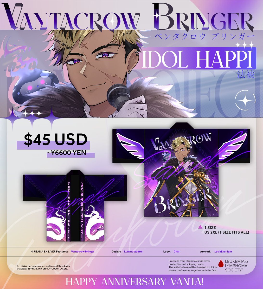 So i did a recount of the vanta happis and it looks like my manufacturer REALLY liked me and gave me an extra 10 of  them

I'm hyped so if you still want one i have more and remember it's going to a good cause