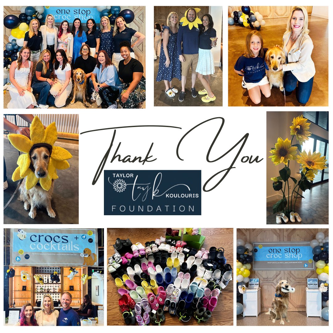 What a great afternoon we had at Crocs &amp; Cocktails with our amazing friends at the TayK Foundation. THANK YOU Alexa and team for hosting this wonderful event to help us provide Crocs for foster kids! We are beyond grateful to everyone who donated — both in person and virtually!