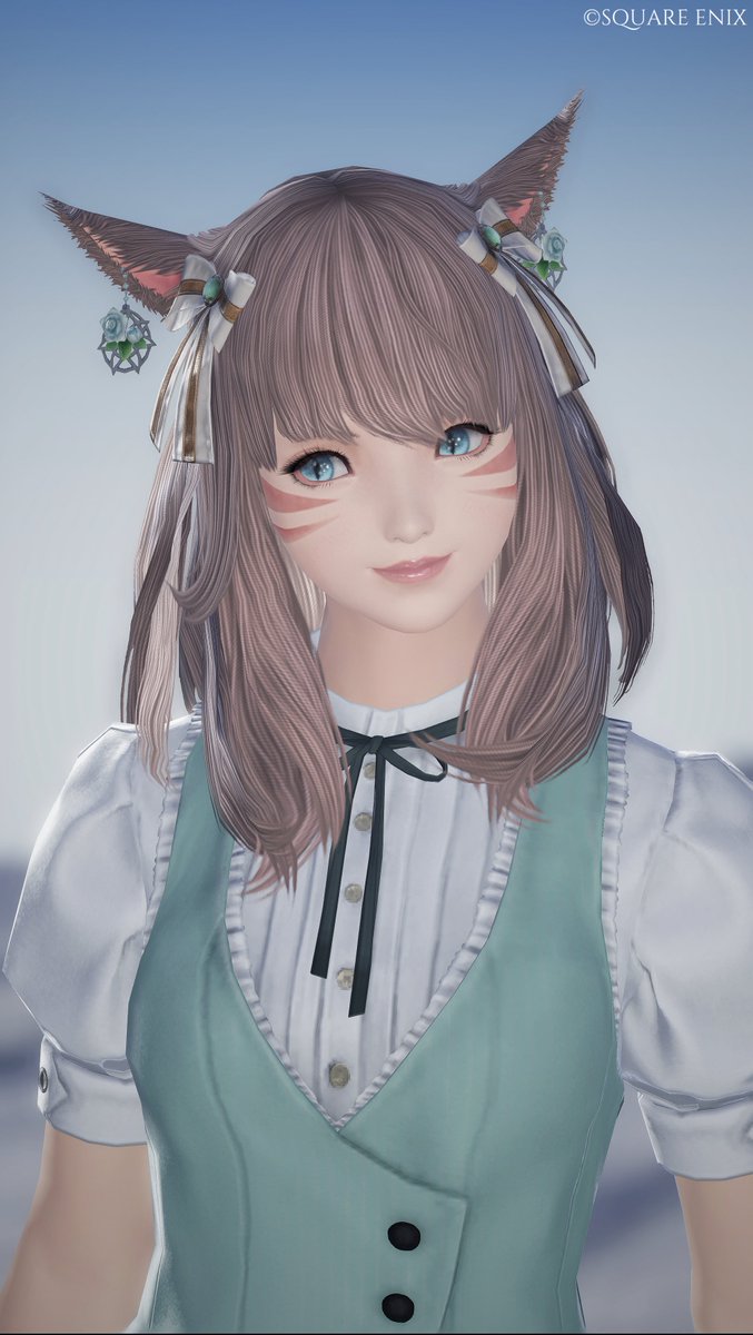 𝔾𝕠𝕠𝕕 𝕄𝕠𝕣𝕟𝕚𝕟𝕘 ☀︎*.｡

サンドリアのレンジ胴求めて周回しつつもリセットギリギリまで出なかったのでヒーラーリボンをいただきました🎀
デフォルトそのままの色だけど、とても可愛い🥰ゆるふわ髪もかなり久しぶり！
火曜日も元気にいってらっしゃい👋　　
#FF14 #おはミコ