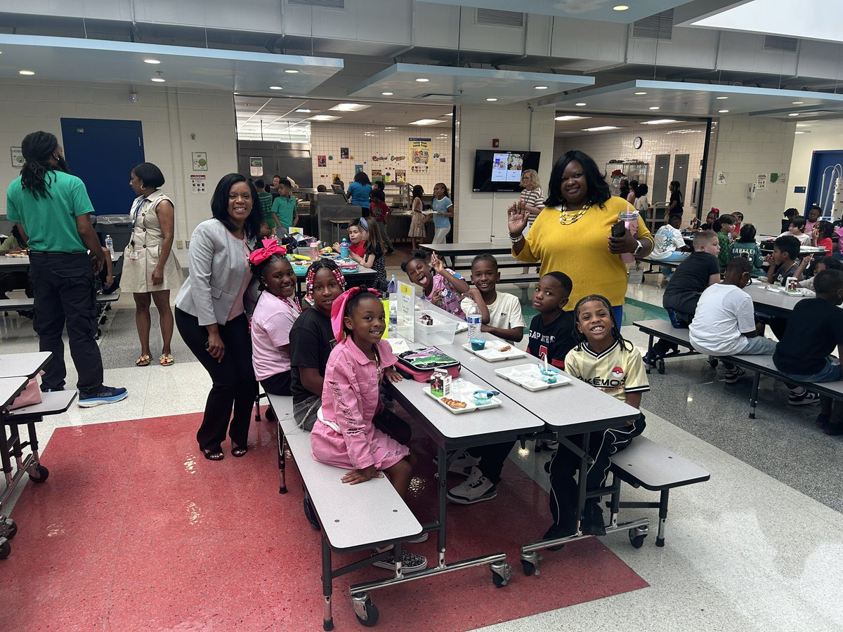 A few of our leaders excited to welcome students back to school today.