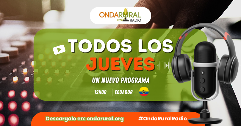 🌾🎙️ ¡Este jueves conéctate a #OndaRuralRadio! 📻✨
Conoce historias inspiradoras, novedades sobre la #AgriculturaFamiliar 👩‍🌾🧑‍🌾y la comunicación. 

🔊 ¡No te lo pierdas! Y si te perdiste algún programa, 🎧 escúchalo en ➡️ ondarural.org/semanal

🌍📢#RadioComunitaria #OndaRural