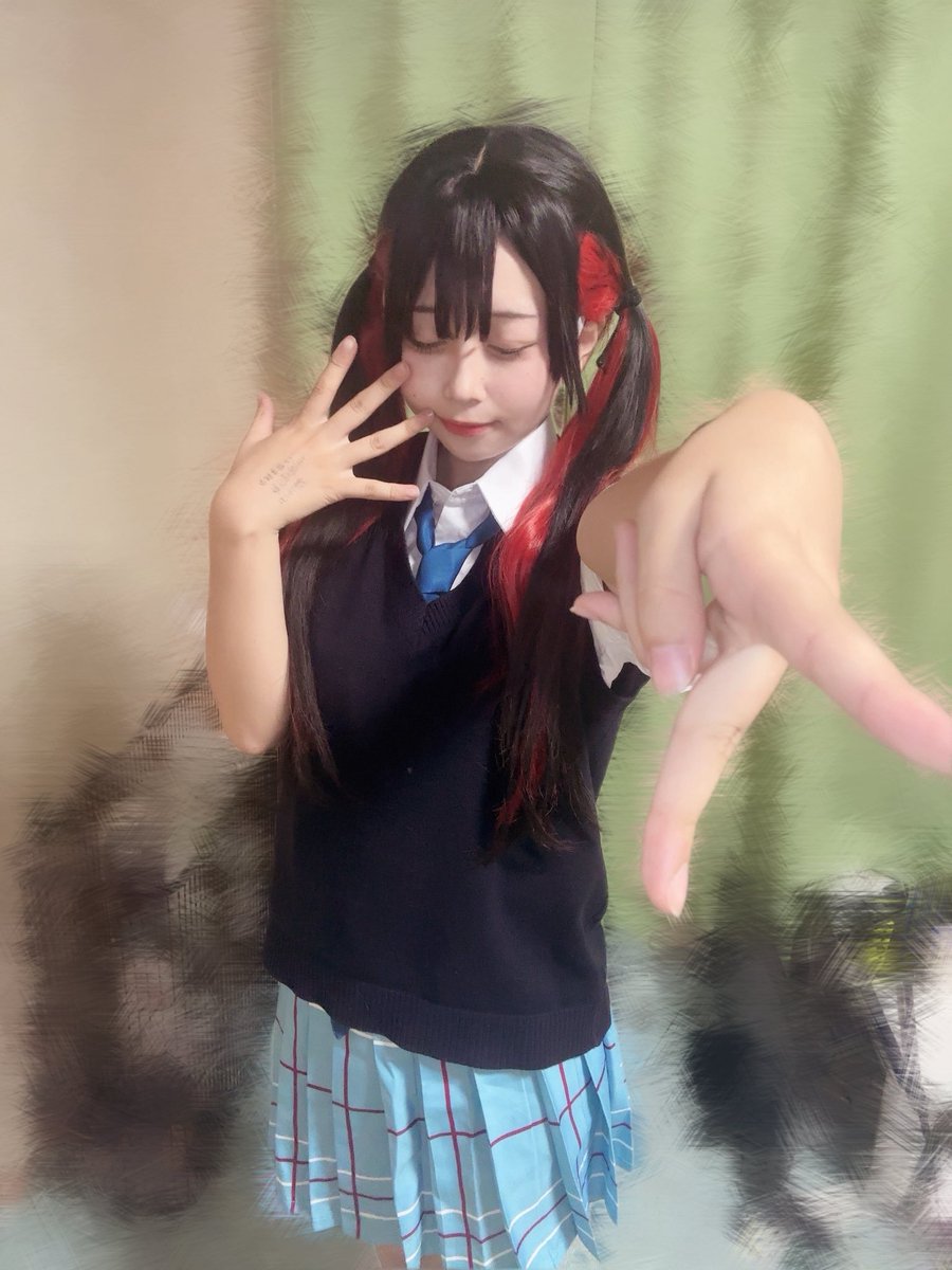 全力で₹˝ｬʓしてる乃.羽たんがだーいすき💞
これからも海.夢たんと健康に生きて…😿✋🏻
 #着せ恋コスプレ  #宅コス