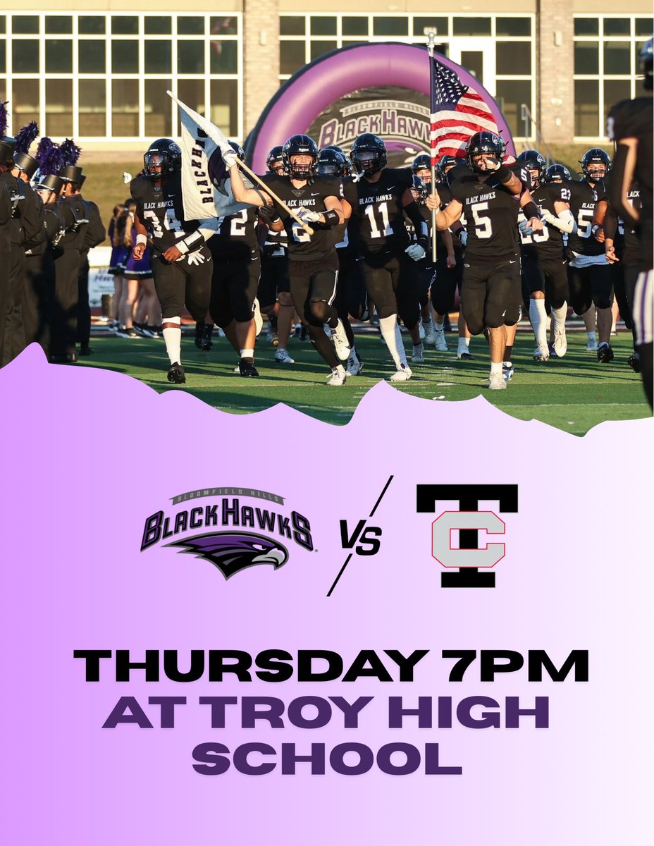 Game week is finally here. #Blackhawksfootball