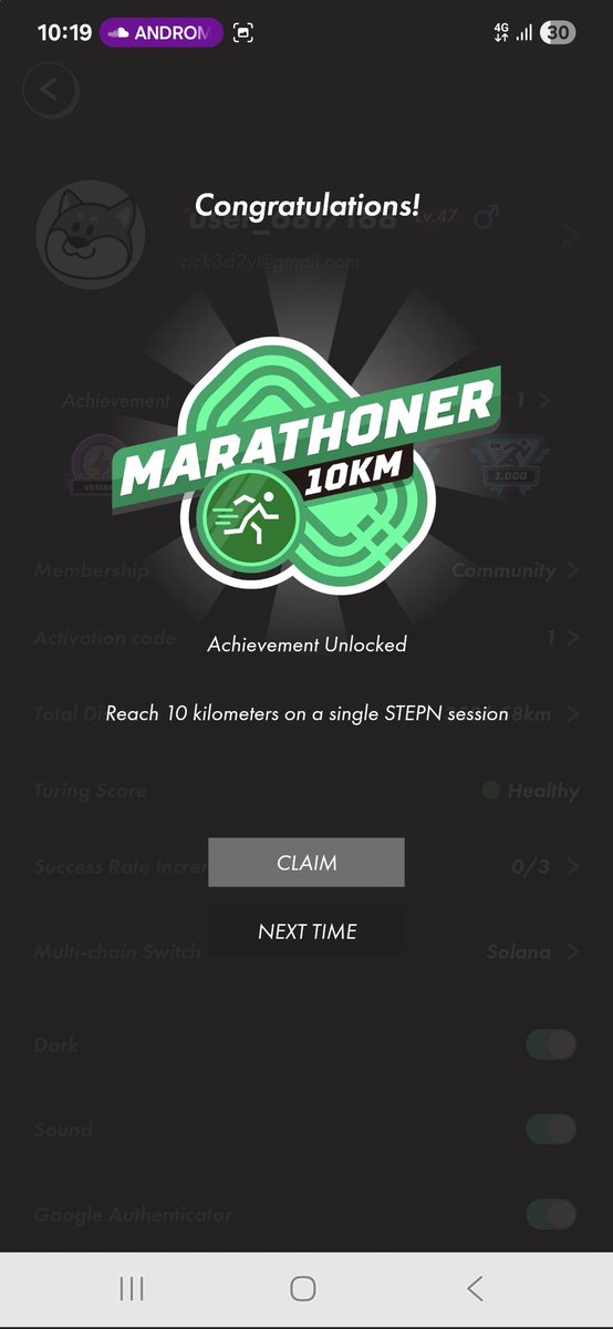 Nainy_D's tweet photo. #STEPNRun https://t.co/IO0hK2rPOF