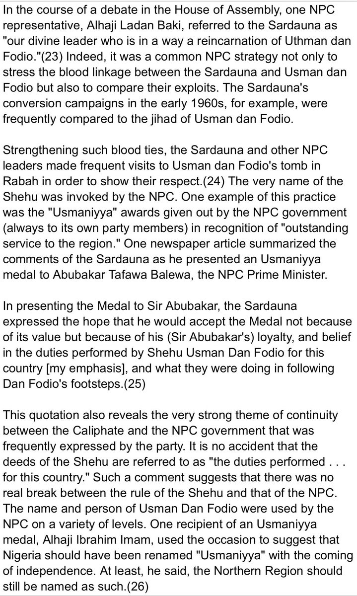 When you see them Visit Usman Danfodio's graveside,  they are showing loyalty to all his Atrocities. 
If you vote them, they will do more evil than the Jihadist did.