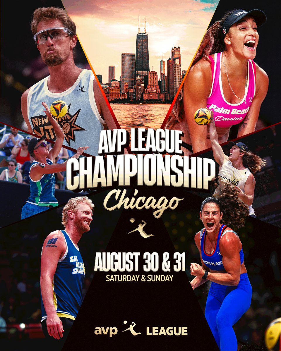 🏐THIS WEEKEND!
Watch the nation’s top beach volleyball pros battle for the 2025 crown in an unforgettable, high‑energy atmosphere right on the lakefront.
Plus, enjoy the beach‑side energy, music, and sun‑soaked vibes that make this event a summer highlight☀️

📍Oak Street Beach