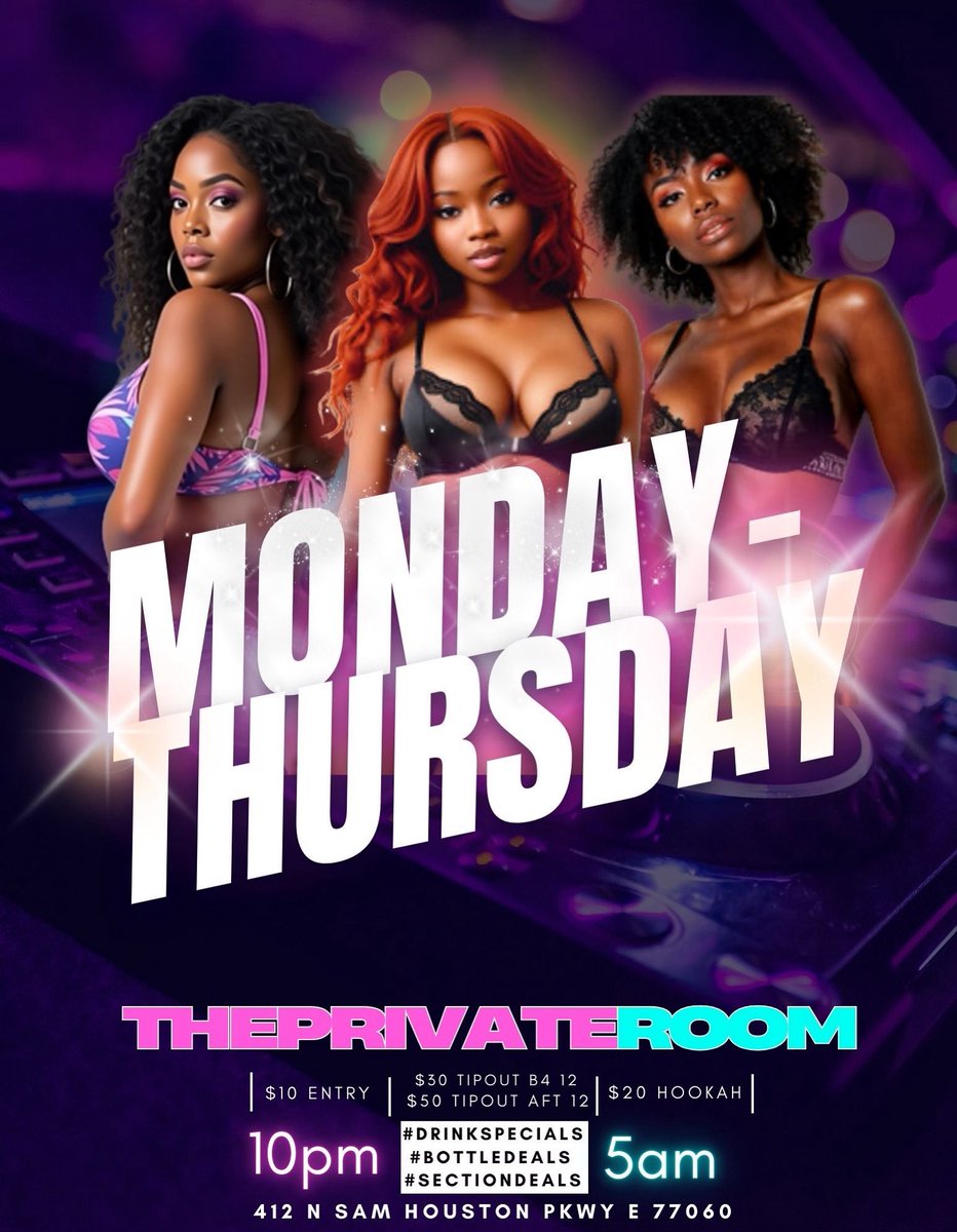 WE AT THE PRIVATE ROOM TONIGHT