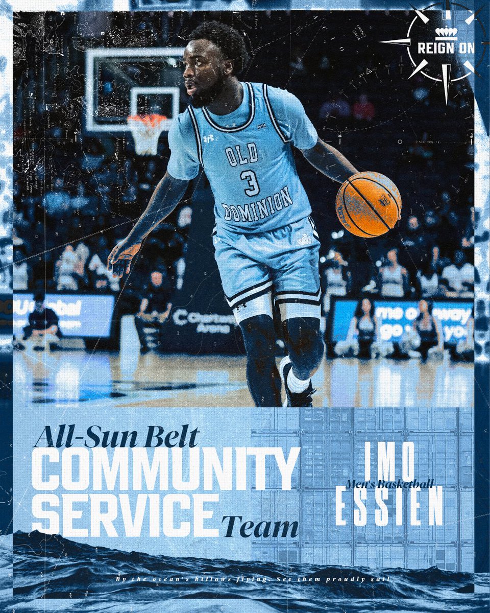 ODUSports's tweet photo. Representing the Monarchs on the inaugural All-Sun Belt Community Service Team is @imo_essien! 👏👏👏

📰 - https://t.co/EjxrGK0IQp

#ODUSports | #Monarchs | #ReignOn https://t.co/jS8miAtD5E