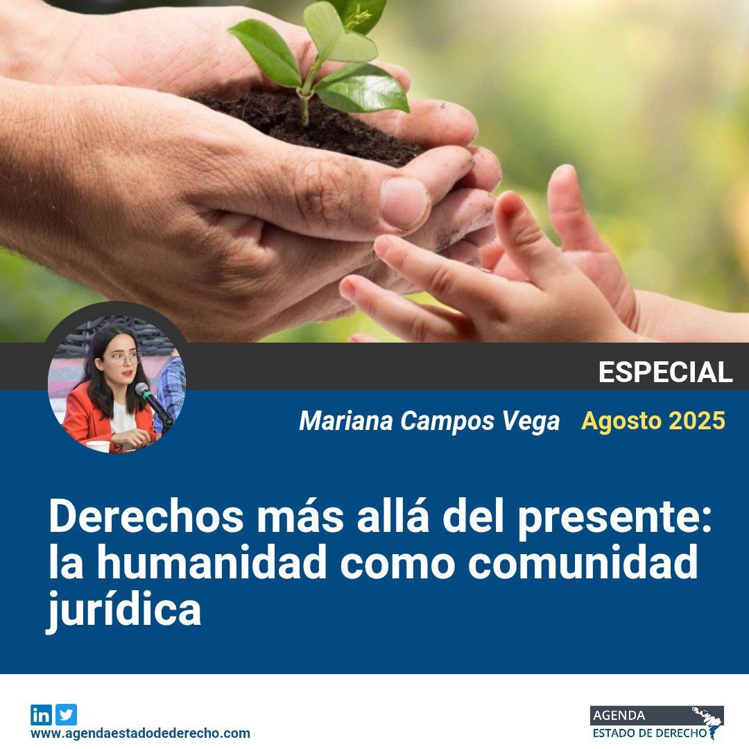 📚 En el marco de nuestro especial ✍️ <a href="/mariana_camve/">Mariana Campos</a> analiza cómo la Opinión Consultiva 32/25 de la <a href="/CorteIDH/">Corte Interamericana de Derechos Humanos</a> da un paso transformador al reconocer a la humanidad como una "comunidad moral y jurídica que perdura en el tiempo". Este concepto sienta las bases de una nueva justicia