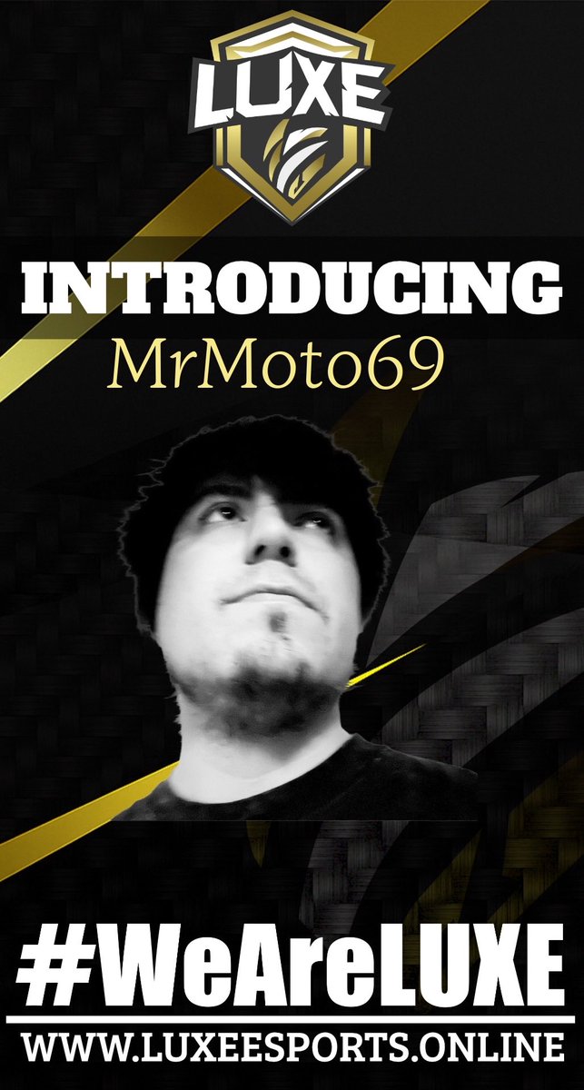 ITS OFFICIAL 

INTRODUCING OUR FIRST STREAMER SIGNEE : LUXE MrMoto!!!! 

#Esports #organization #Fortnite #FN #CallOfDuty #COD #HCS #HaloChampionshipSeries #RocketLeague #RL #esportsteam #online #competitive #pvp #pve #contentcreation #content #proseries #executive #WeAreLuxe