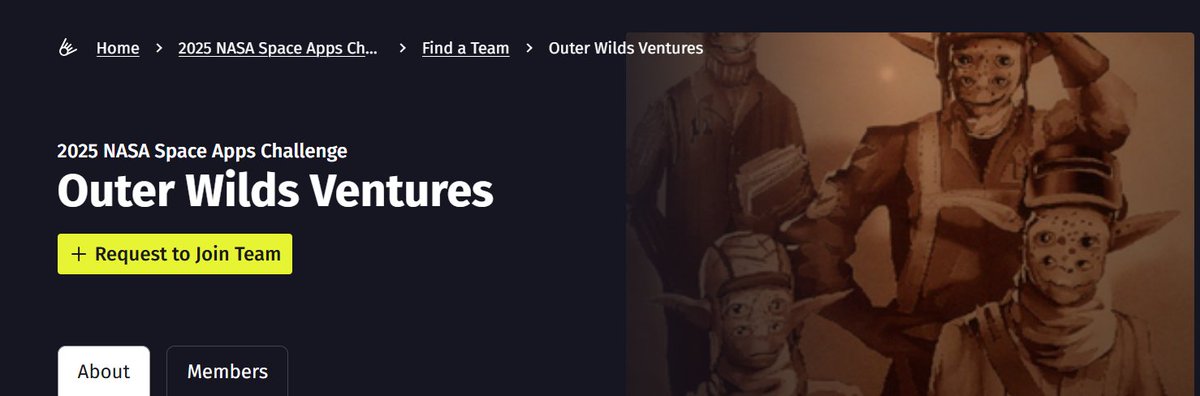 NASA Space Apps Dublin πͺπβοΈπ§βππ§βπ¨π©βπ» (@dublinspaceapps) on Twitter photo π€©Meet #OuterWildsVentures, 3rd team on #DublinSpaceApps at <a href="/NCIRL/">National College of Ireland</a>  spaceappschallenge.org/2025/find-a-teβ¦
π’Seeking teammates for mission #EmbiggenYourEyes!
β‘οΈRegister to #NASA <a href="/SpaceApps/">NASA International Space Apps Challenge</a> Dublin spaceappschallenge.org/2025/local-eveβ¦
In partnership with <a href="/InnaLabs/">InnaLabs</a> 
#LearnLaunchLead #WSW25 #LivingInSpace π€©Meet #OuterWildsVentures, 3rd team on #DublinSpaceApps at <a href="/NCIRL/">National College of Ireland</a>  spaceappschallenge.org/2025/find-a-teβ¦
π’Seeking teammates for mission #EmbiggenYourEyes!
β‘οΈRegister to #NASA <a href="/SpaceApps/">NASA International Space Apps Challenge</a> Dublin spaceappschallenge.org/2025/local-eveβ¦
In partnership with <a href="/InnaLabs/">InnaLabs</a> 
#LearnLaunchLead #WSW25 #LivingInSpace