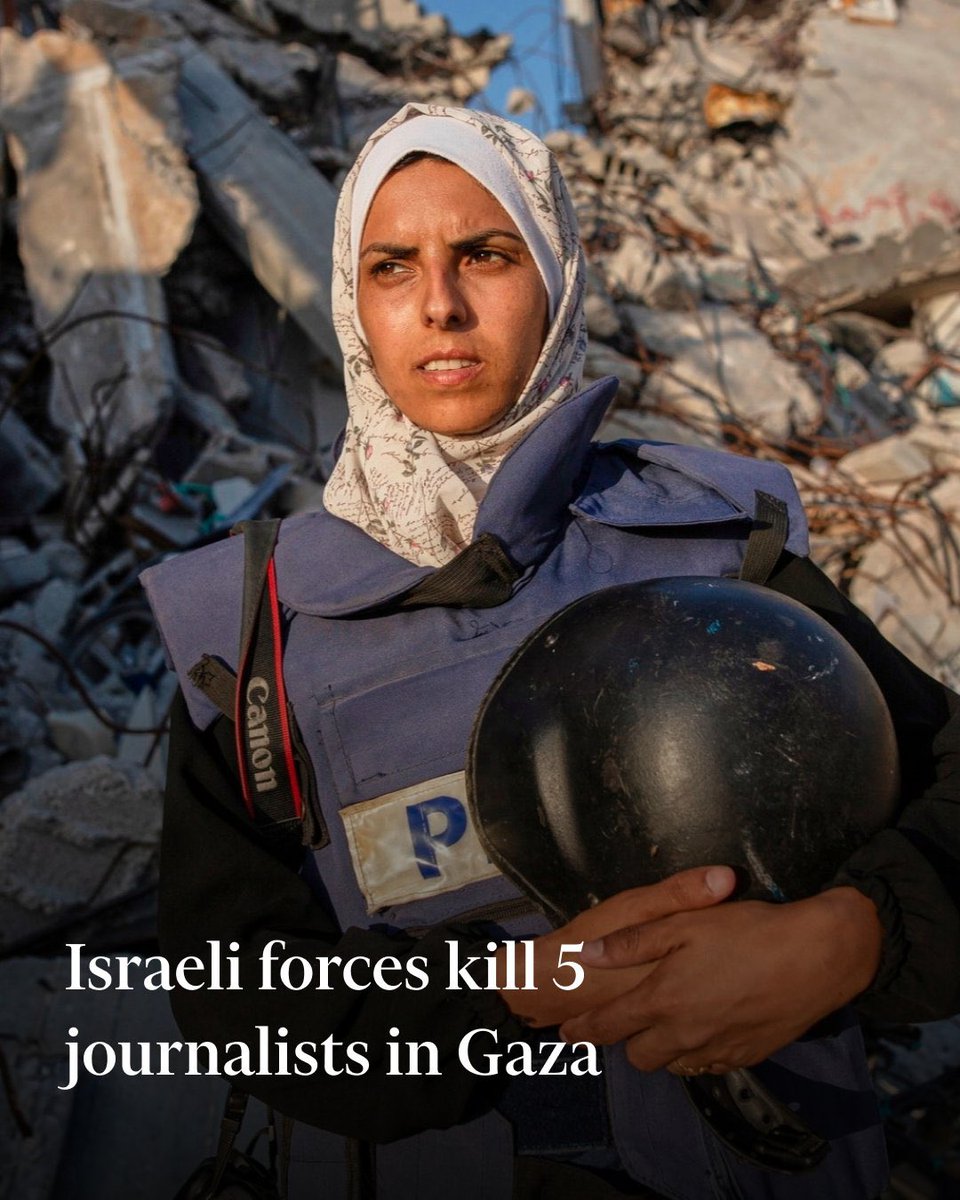iihtishamm's tweet image. Israel has killed 5 more journalists in Gaza today, including her. This is just today 💔