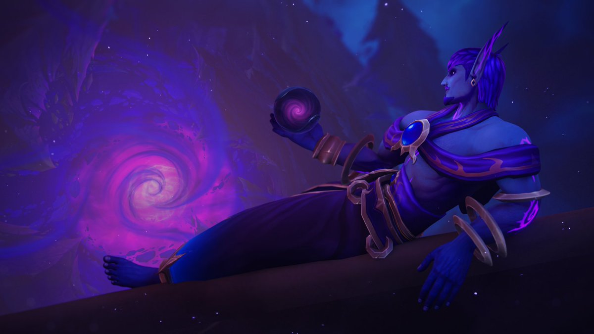 VanrelSFW's tweet photo. ''On the ruins of the old world'' 🟣 

Talk to this elf to increase your reputation with the soul of the world. 🤭  

#WoW #worldofwarcraft #warcraft #3D #SFW #Void #Karesh #Voidelf #Rendorei #Elf #ShadowPriest https://t.co/suhrwLPY3L