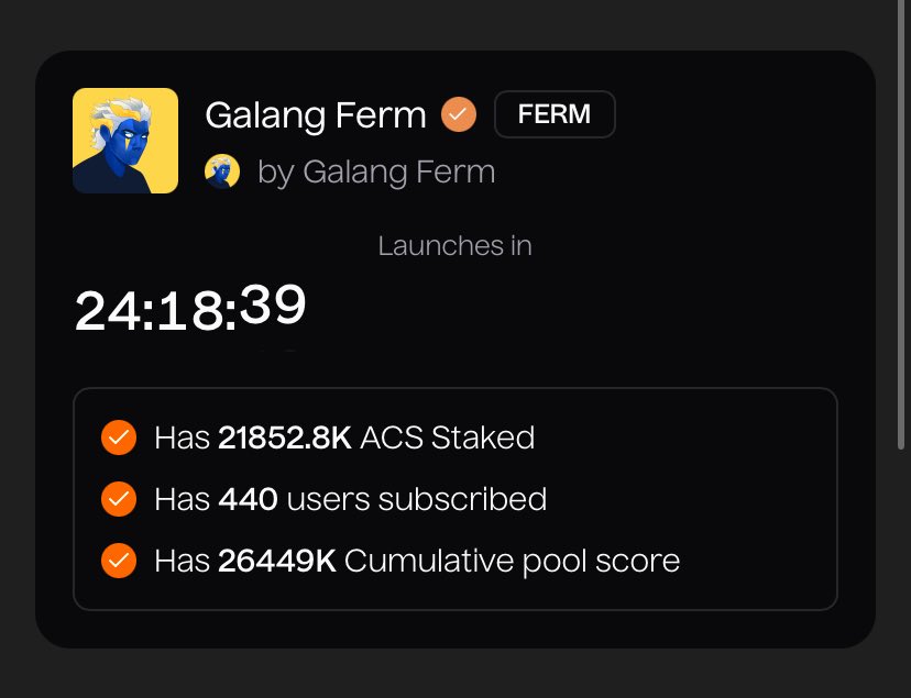 Galang Ferm (@galangferm) on Twitter photo 🚨Big Announcement!🚨
Tomorrow at 7PM UTC, I’m launching my Creator Coin: $FERM on <a href="/AccessProtocol/">Access Protocol</a>
$FERM is my official creator coin.
A new way to monetize my content and let my community be part of the journey. this isn’t just a token, it’s a bridge between my work and your 🚨Big Announcement!🚨
Tomorrow at 7PM UTC, I’m launching my Creator Coin: $FERM on <a href="/AccessProtocol/">Access Protocol</a>
$FERM is my official creator coin.
A new way to monetize my content and let my community be part of the journey. this isn’t just a token, it’s a bridge between my work and your