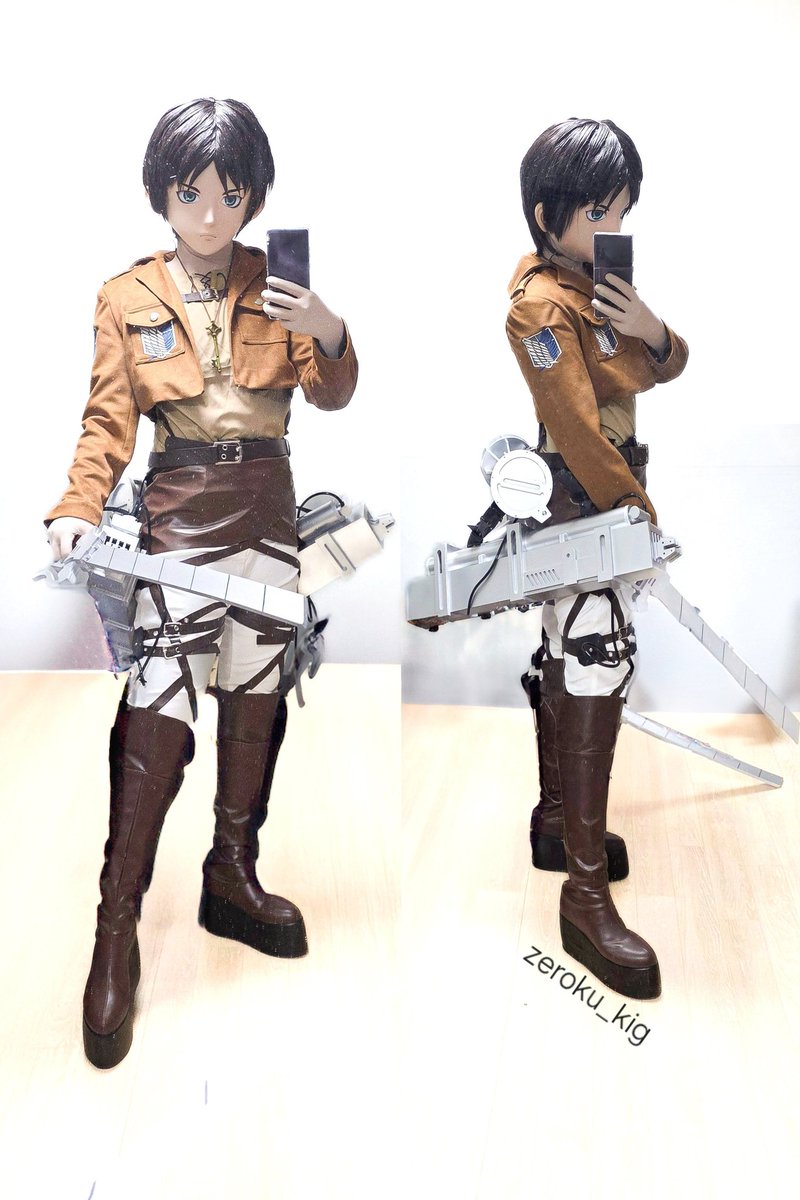 「オレ達はみんな生まれた時から自由だ 」進撃の巨人🗝
エレンイェーガー｜Eren Jeager
头壳 : <a href="/RAIGEKI_Li/">RAIGEKI</a> 

#着ぐるみ #コスプレ #kigurumi #cosplay #進撃の巨人 #AttackonTitan
#aot #ErenJaeger